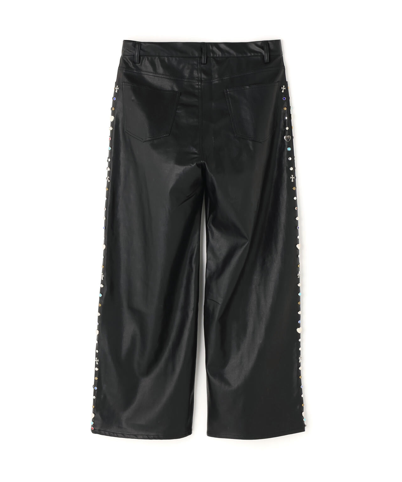 Bloomyard/ブルームヤード/Fake LeatherSide Studs Pants