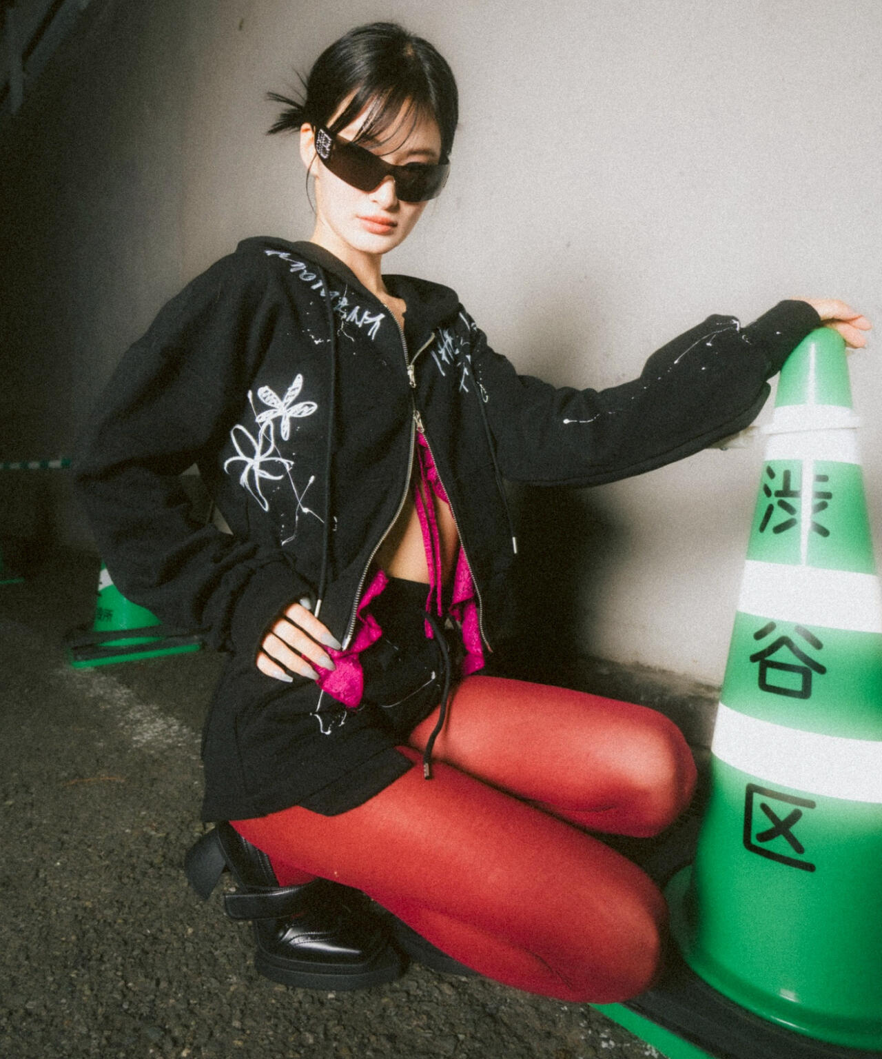 MITSUKI/ミツキ/ペイントショートパンツ