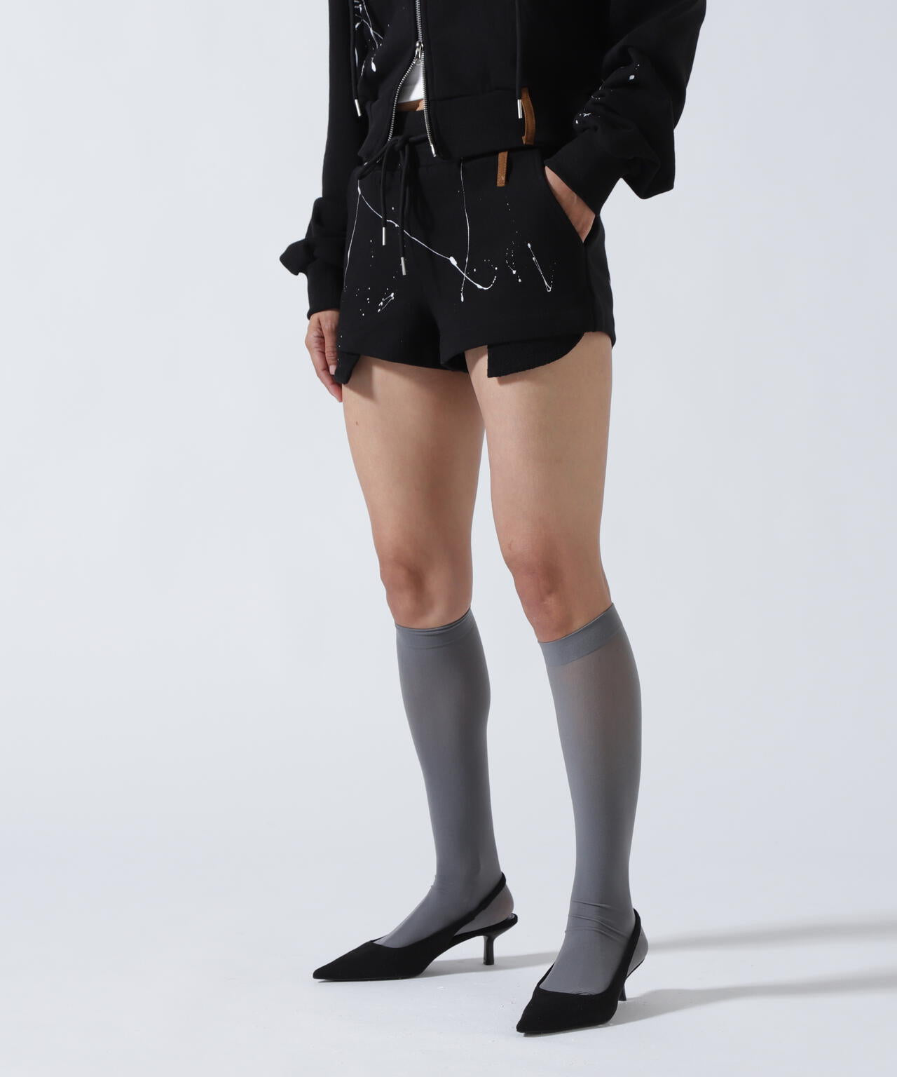 MITSUKI/ミツキ/ペイントショートパンツ