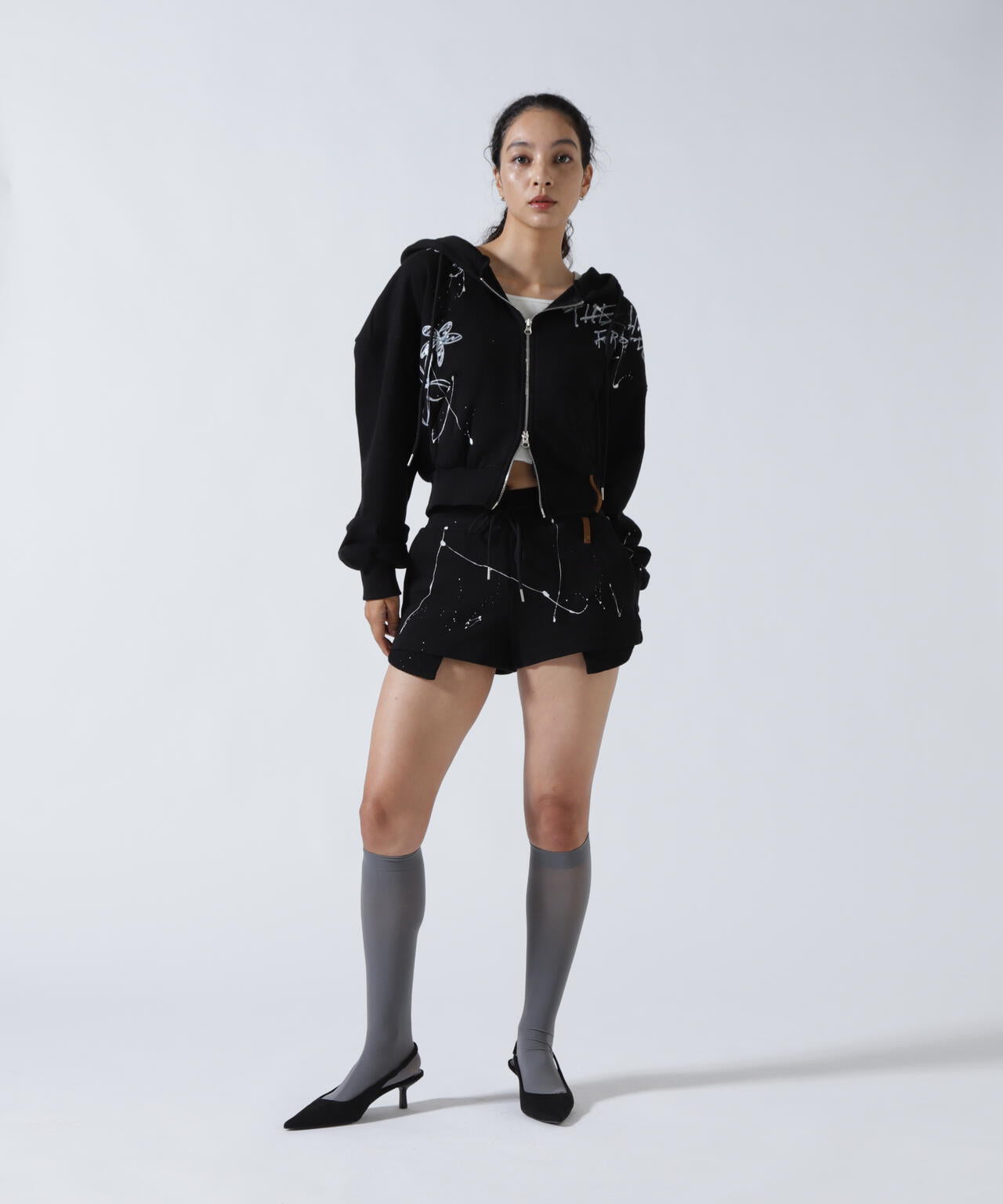 MITSUKI/ミツキ/ペイントショートパンツ