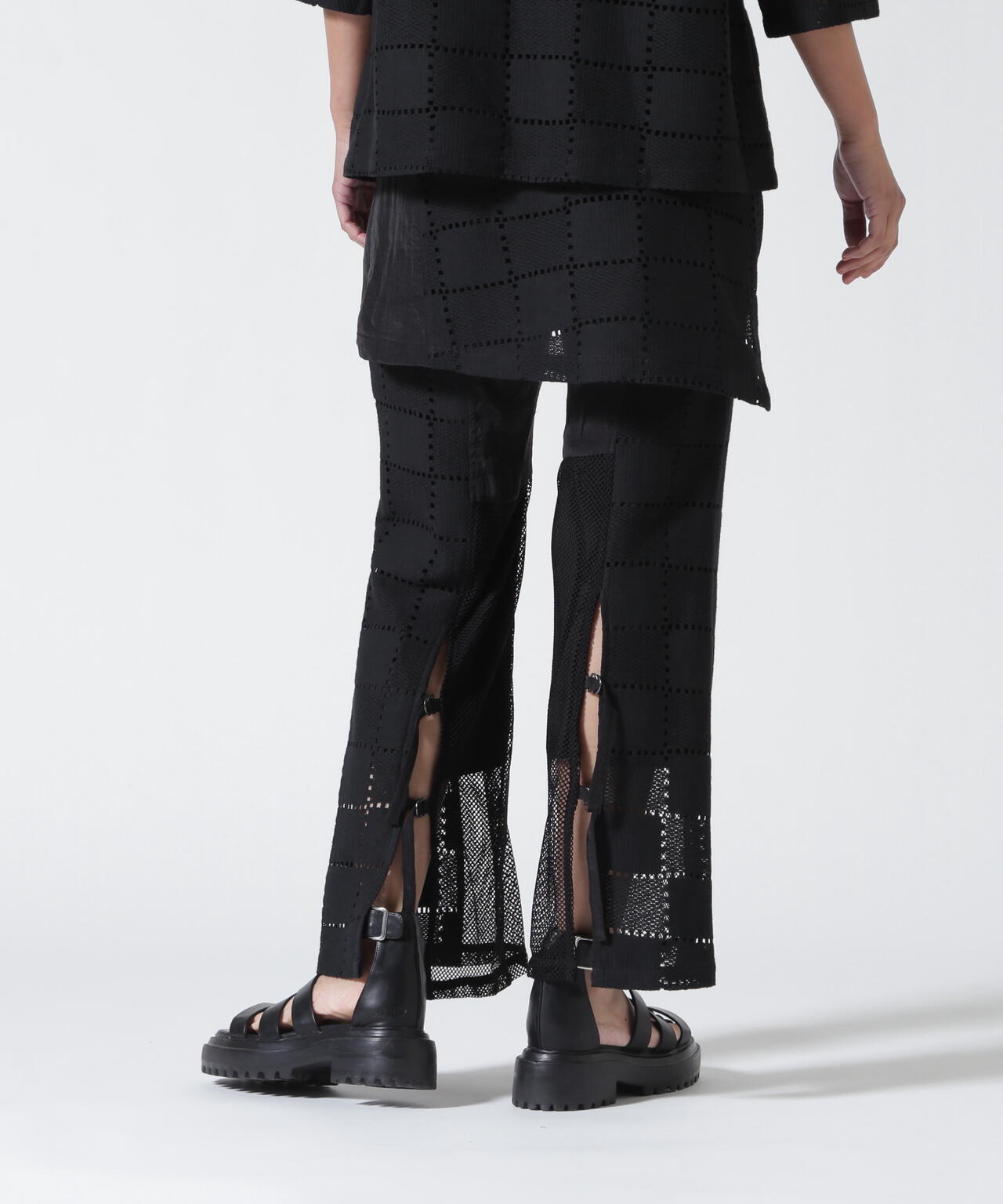 AULA AILA/アウラアイラ/SQUARE LACE PANTS SET