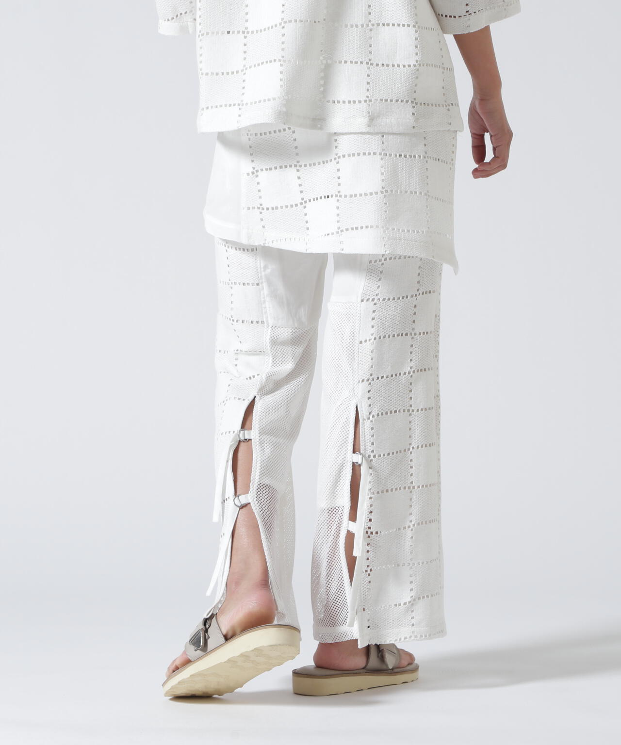 AULA AILA/アウラアイラ/SQUARE LACE PANTS SET