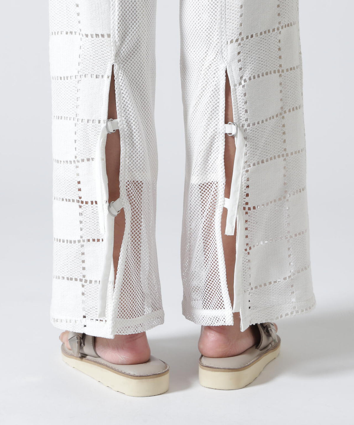 AULA AILA/アウラアイラ/SQUARE LACE PANTS SET