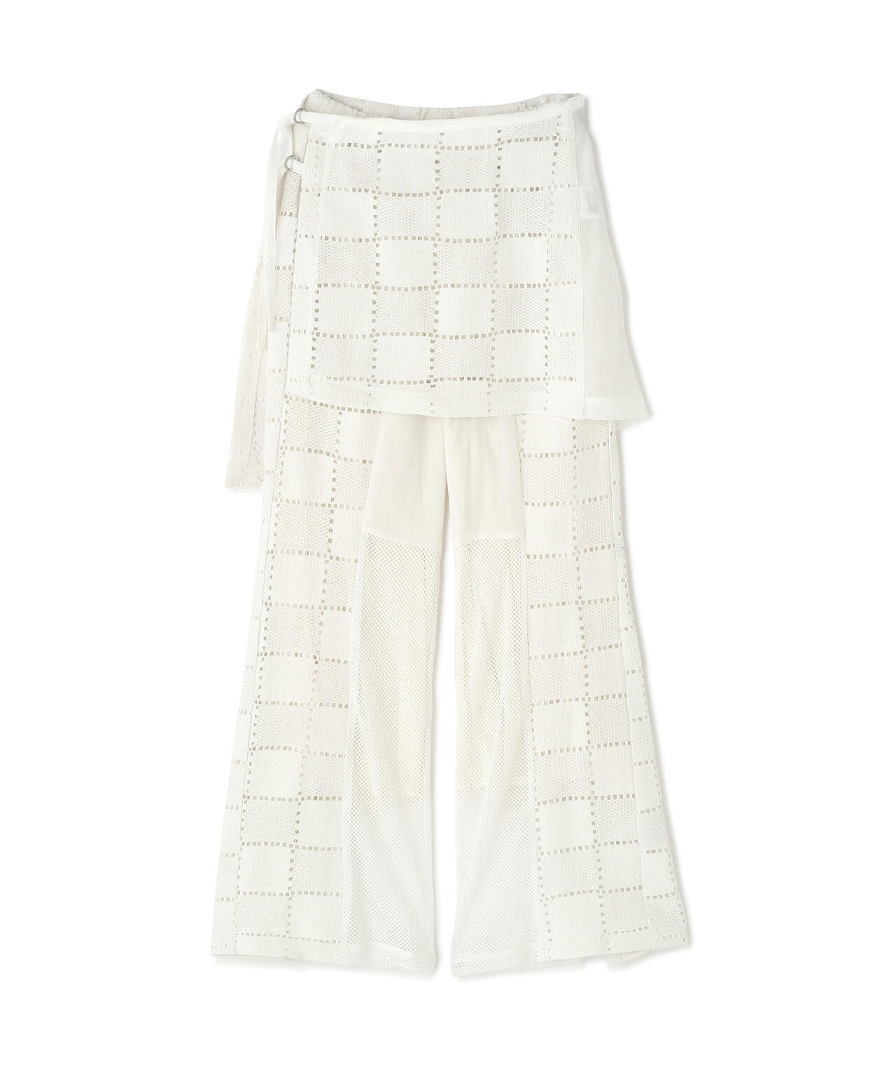 AULA AILA/アウラアイラ/SQUARE LACE PANTS SET
