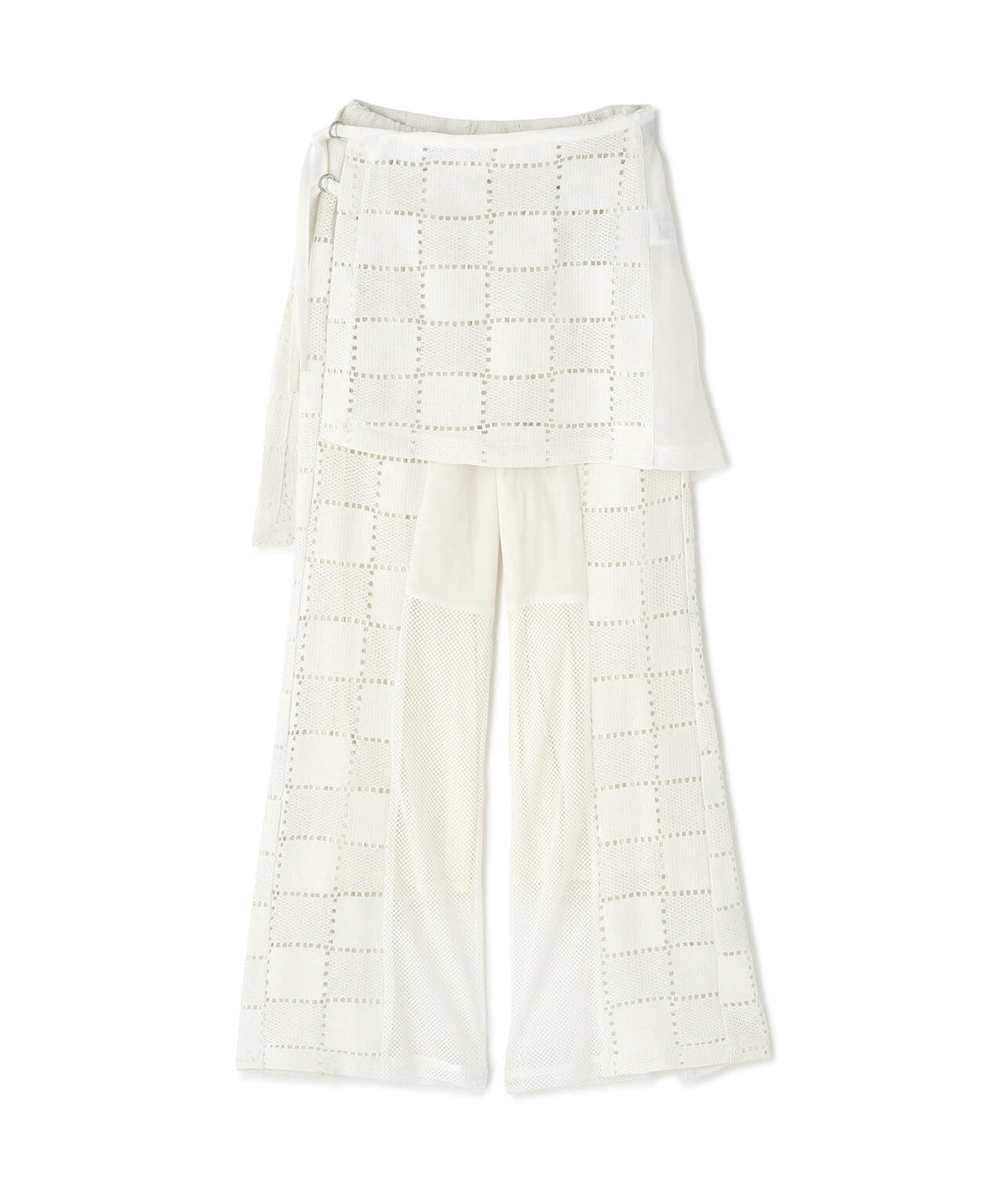 AULA AILA/アウラアイラ/SQUARE LACE PANTS SET