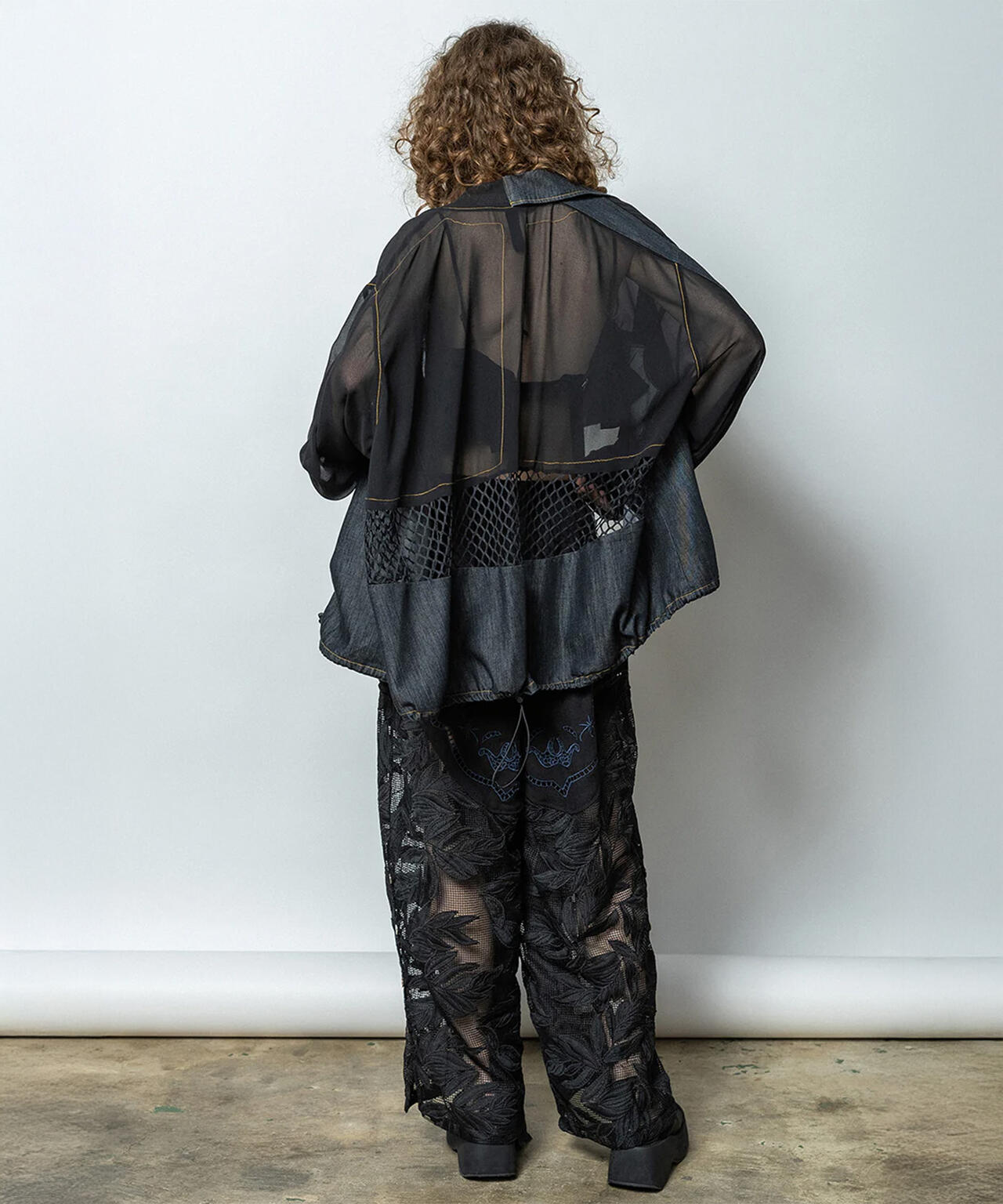AULA AILA/アウラアイラ/CUTWORK EMBROIDERED PANTS