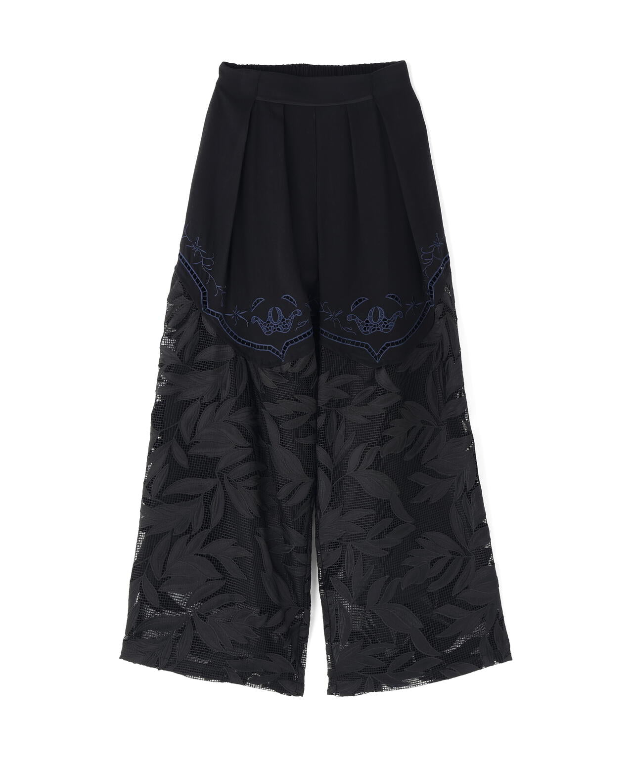 AULA AILA/アウラアイラ/CUTWORK EMBROIDERED PANTS