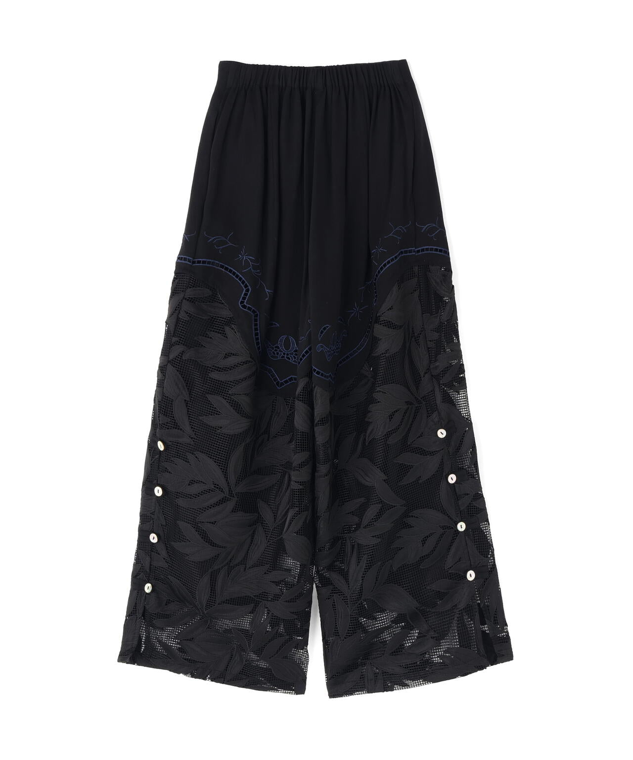 AULA AILA/アウラアイラ/CUTWORK EMBROIDERED PANTS