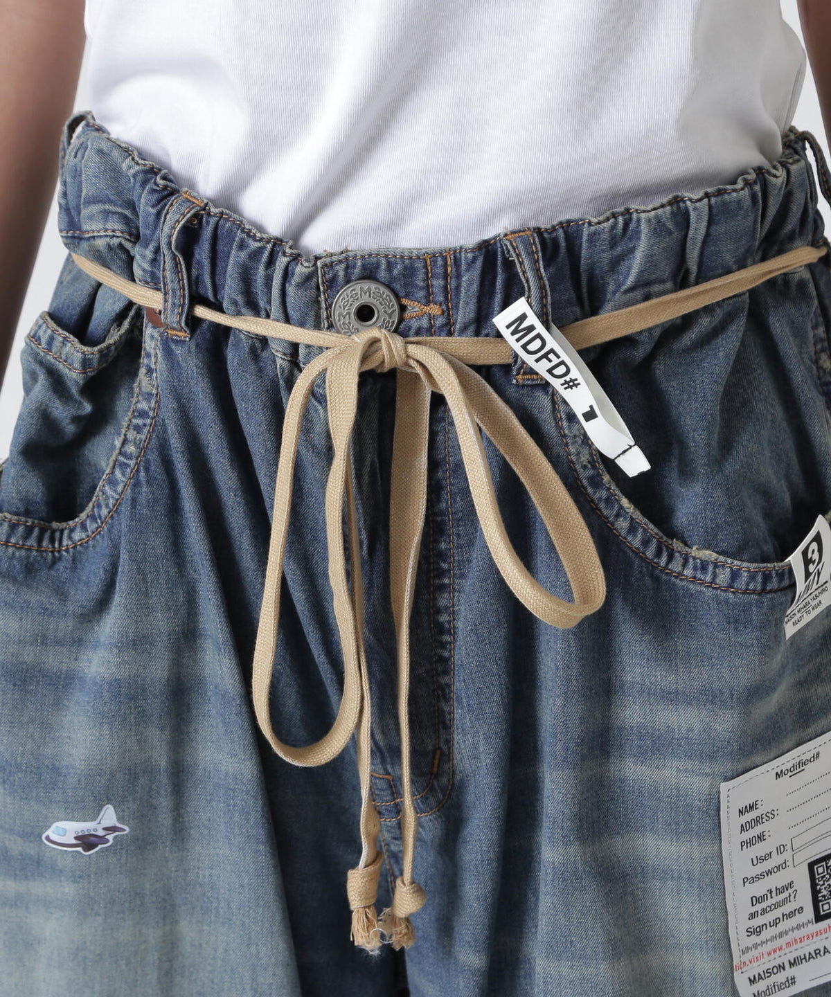 Maison MIHARAYASUHIRO/メゾン ミハラヤスヒロ/DENIM HUGE DETAIL PTS KIDS