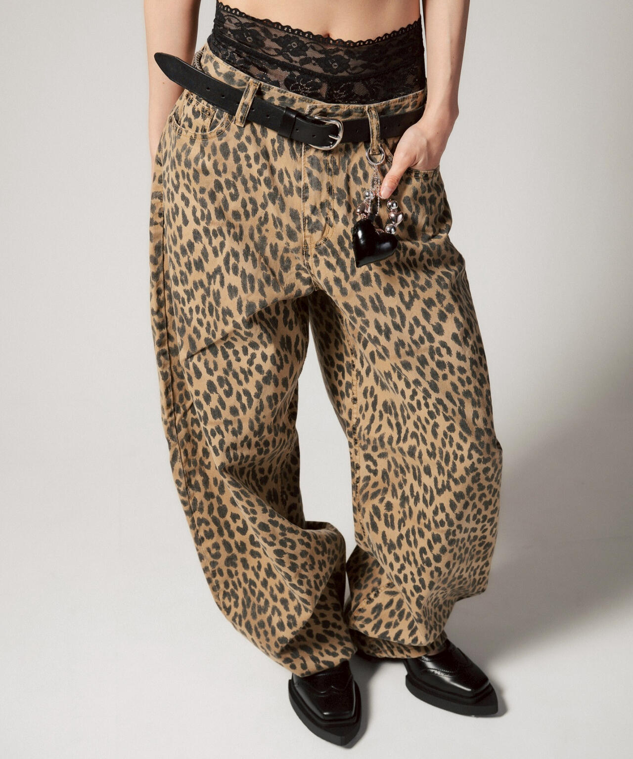 MITSUKI/ミツキ/レオパードワイドパンツ