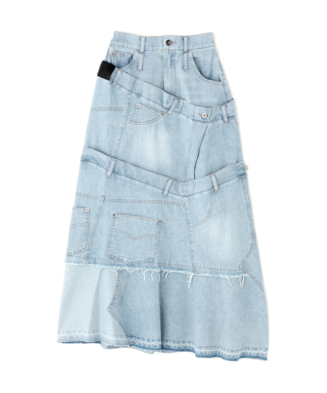 AULA AILA/アウラアイラ/別注デニムリメイクスカート