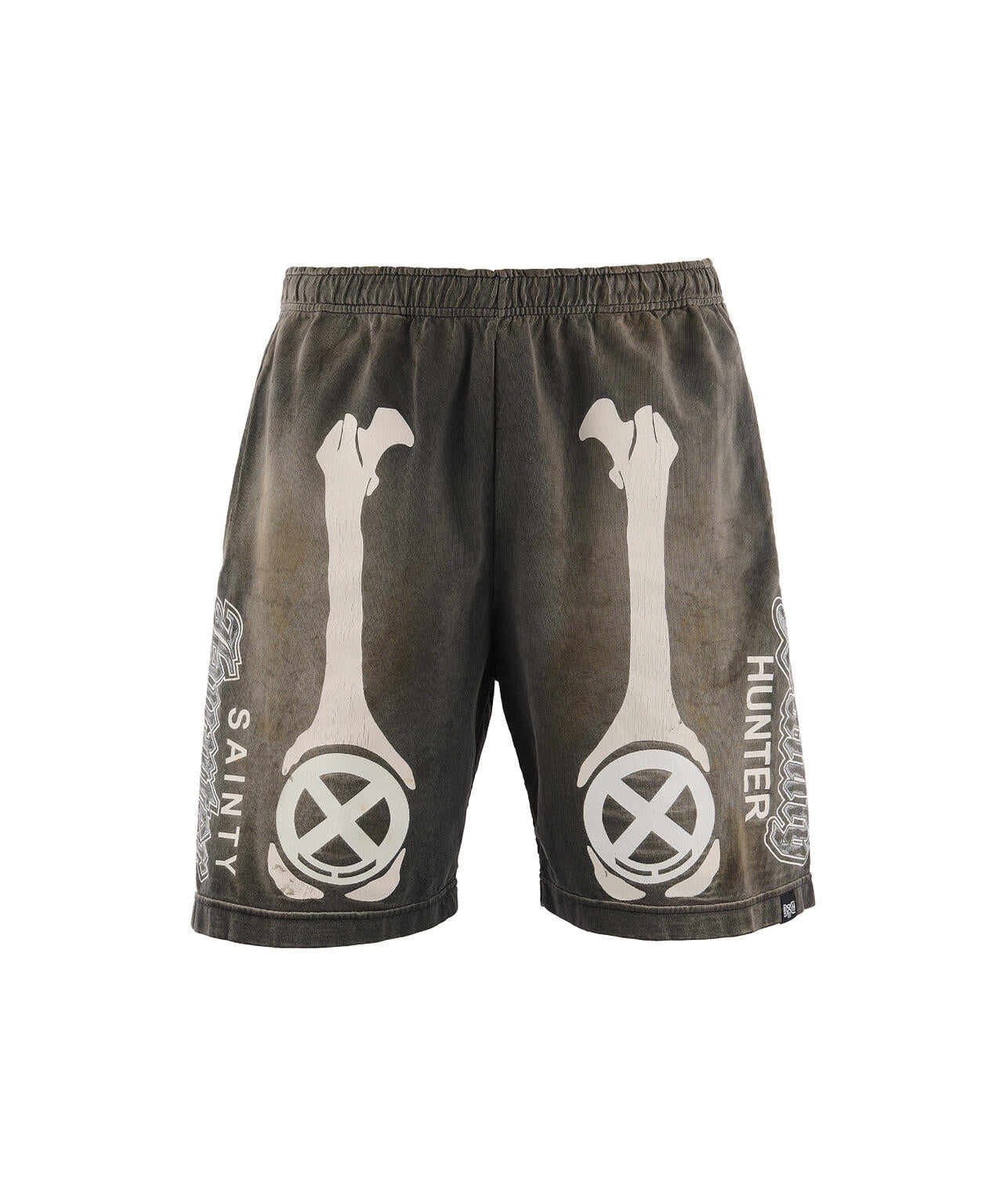 SAINT MICHAEL/セントマイケル/BH_CUT SEW SHORTS/BONE/CHARCOAL