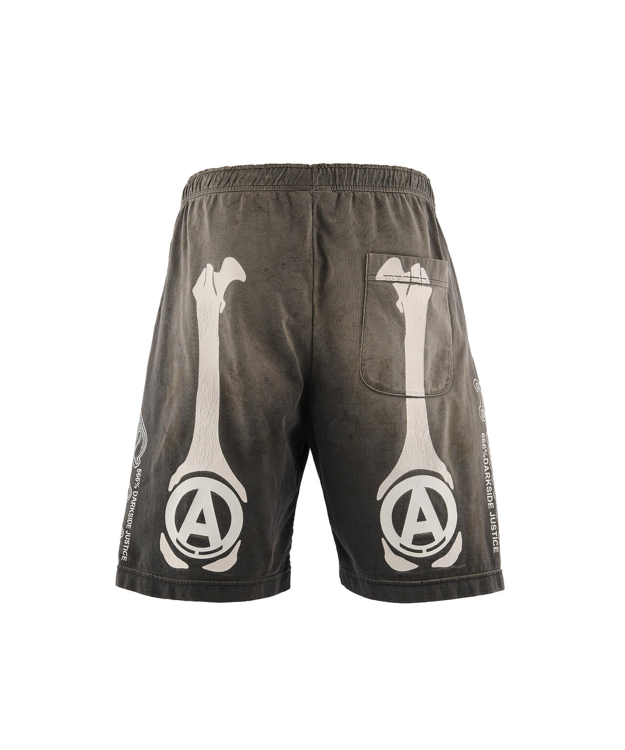 SAINT MICHAEL/セントマイケル/BH_CUT SEW SHORTS/BONE/CHARCOAL