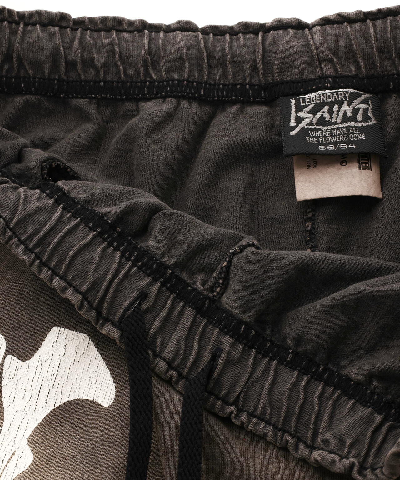 SAINT MICHAEL/セントマイケル/BH_CUT SEW SHORTS/BONE/CHARCOAL