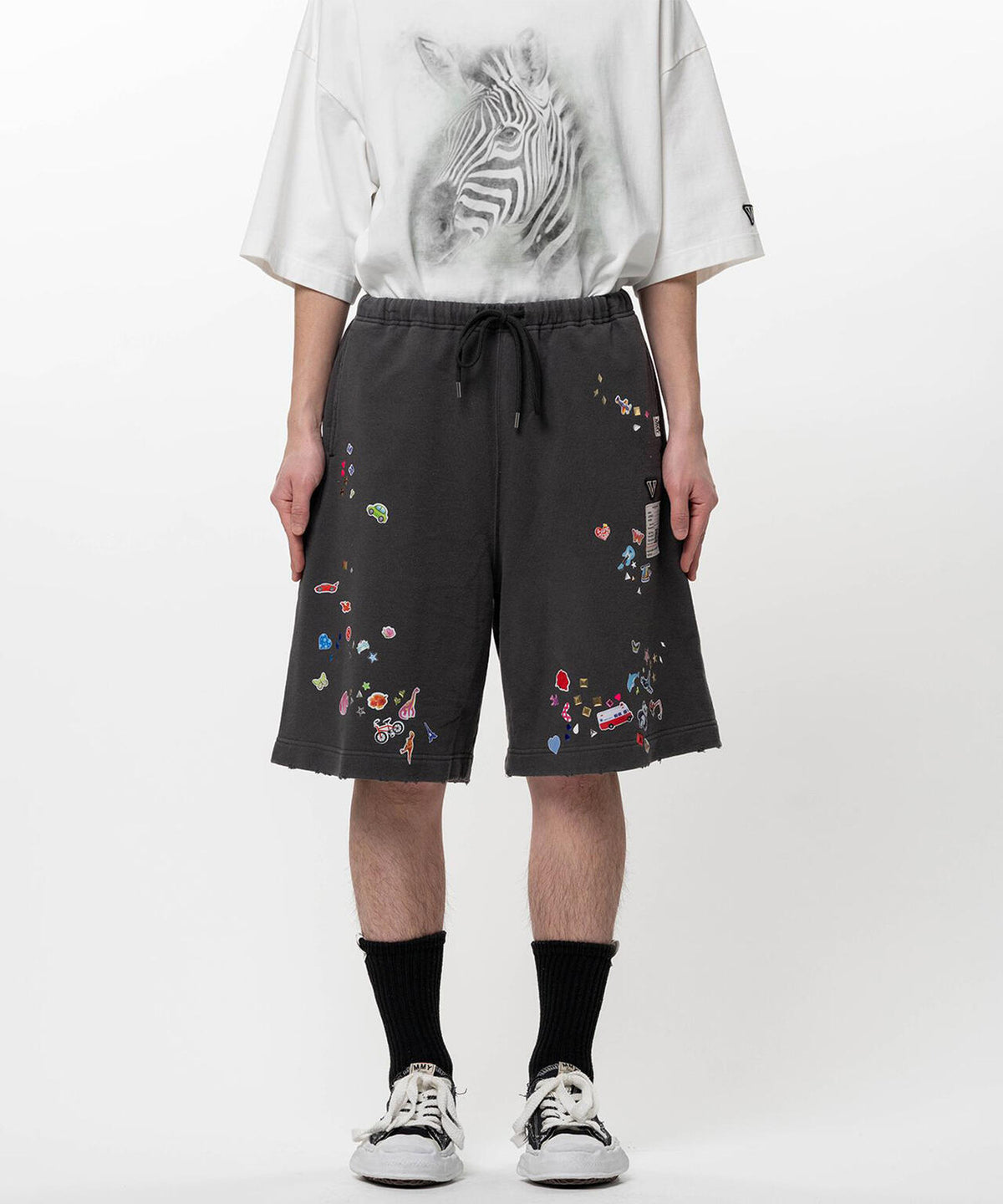 Maison MIHARAYASUHIRO/メゾン ミハラヤスヒロ/KIDS STICKER SHORTS