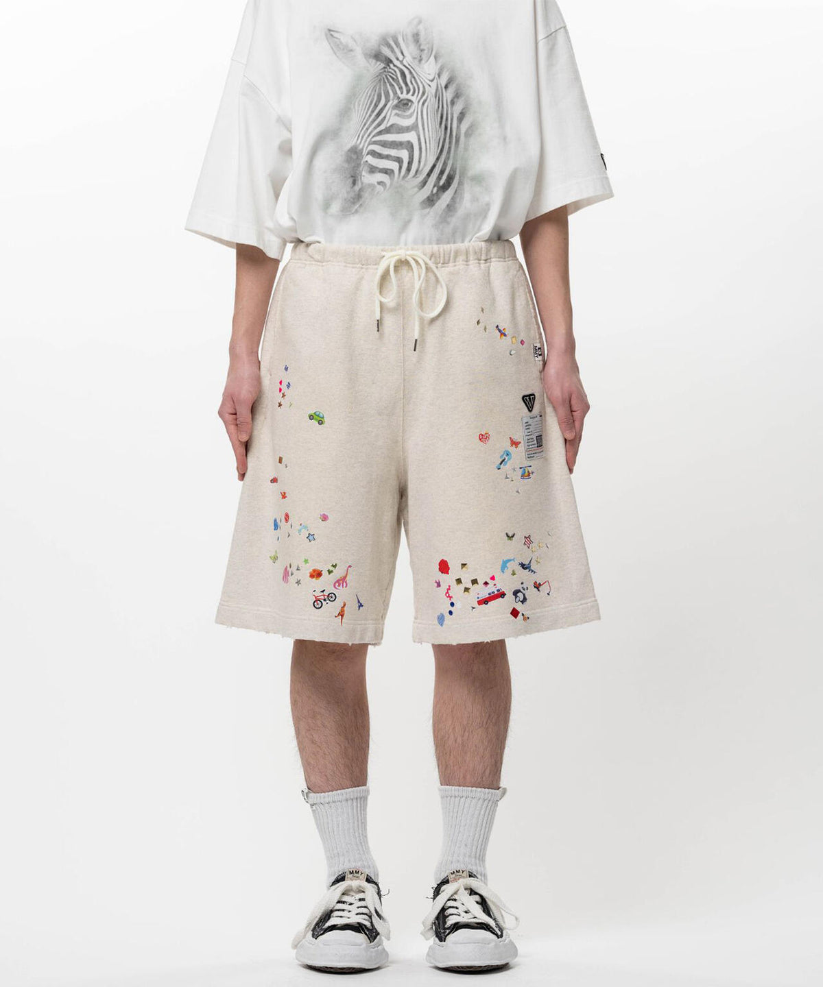 Maison MIHARAYASUHIRO/メゾン ミハラヤスヒロ/KIDS STICKER SHORTS