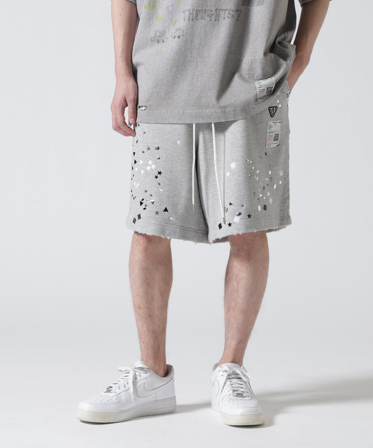 Maison MIHARAYASUHIRO/メゾン ミハラヤスヒロ/EMBELLISHED SHORTS