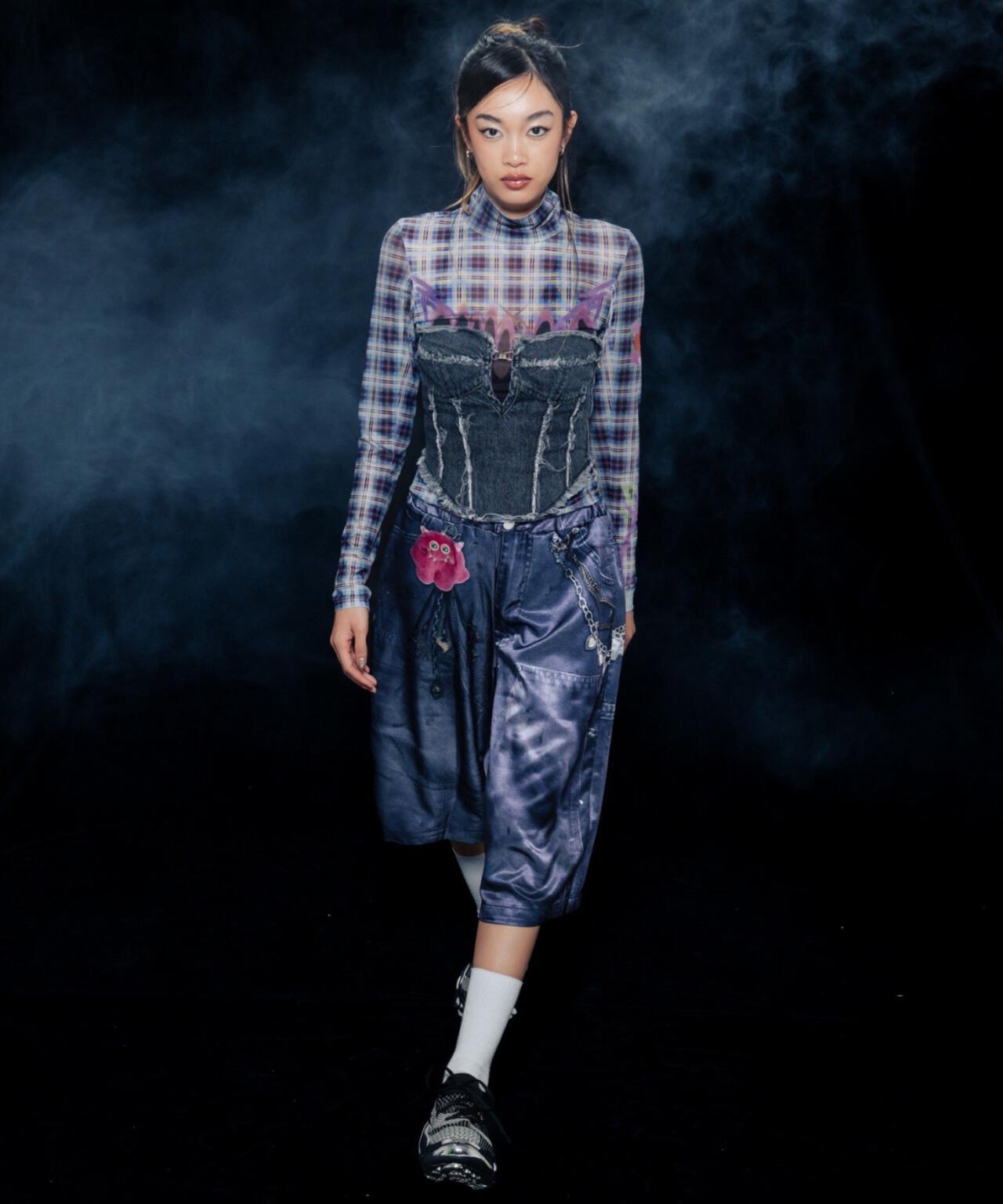 TALKING ABOUT THE ABSTRACTION/別注BAGGY SHORTS