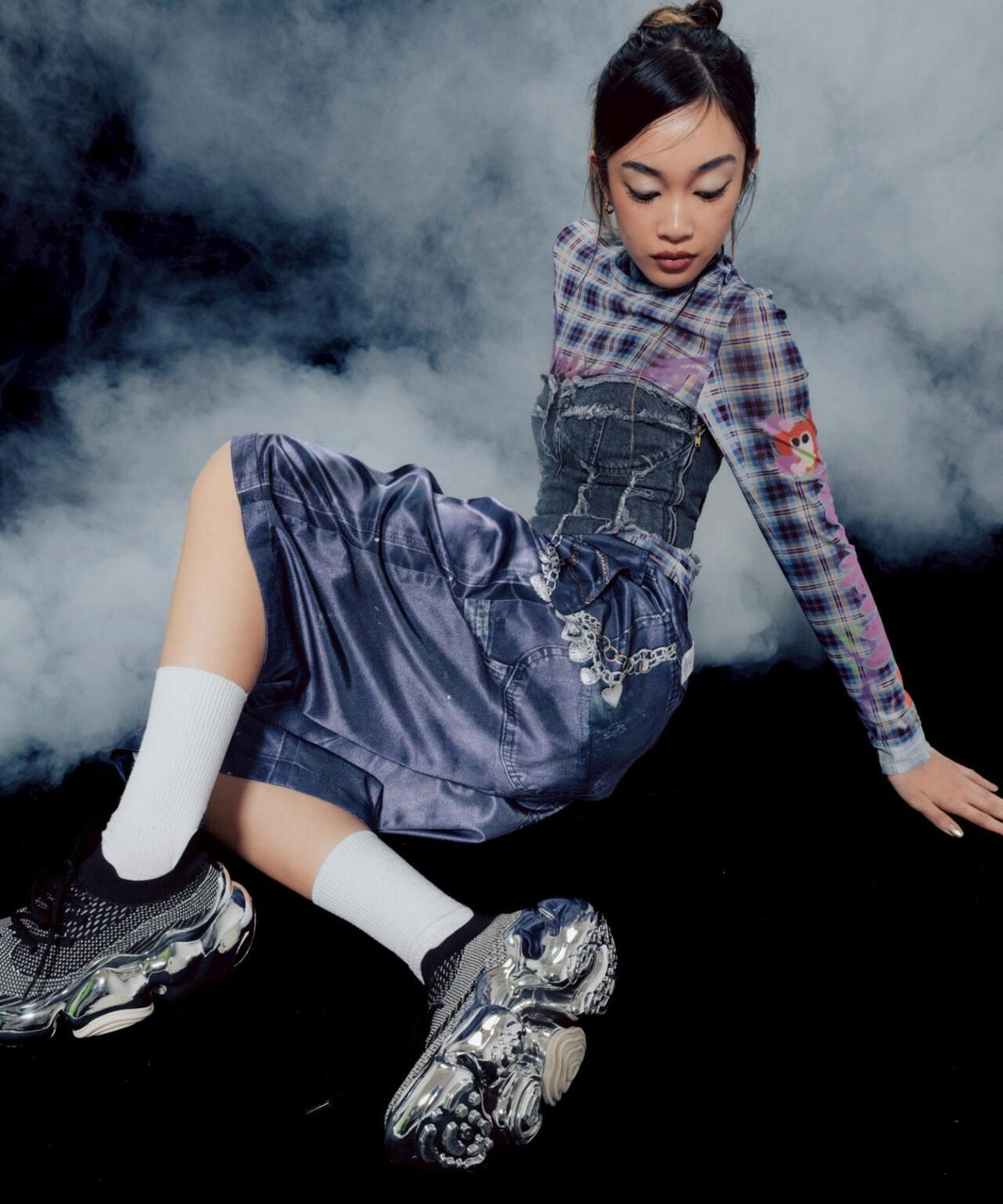 TALKING ABOUT THE ABSTRACTION/別注BAGGY SHORTS