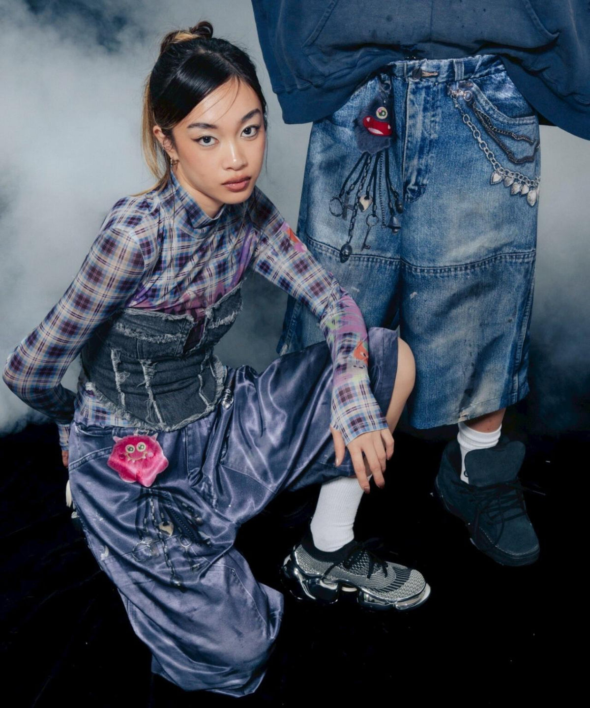 TALKING ABOUT THE ABSTRACTION/別注BAGGY SHORTS