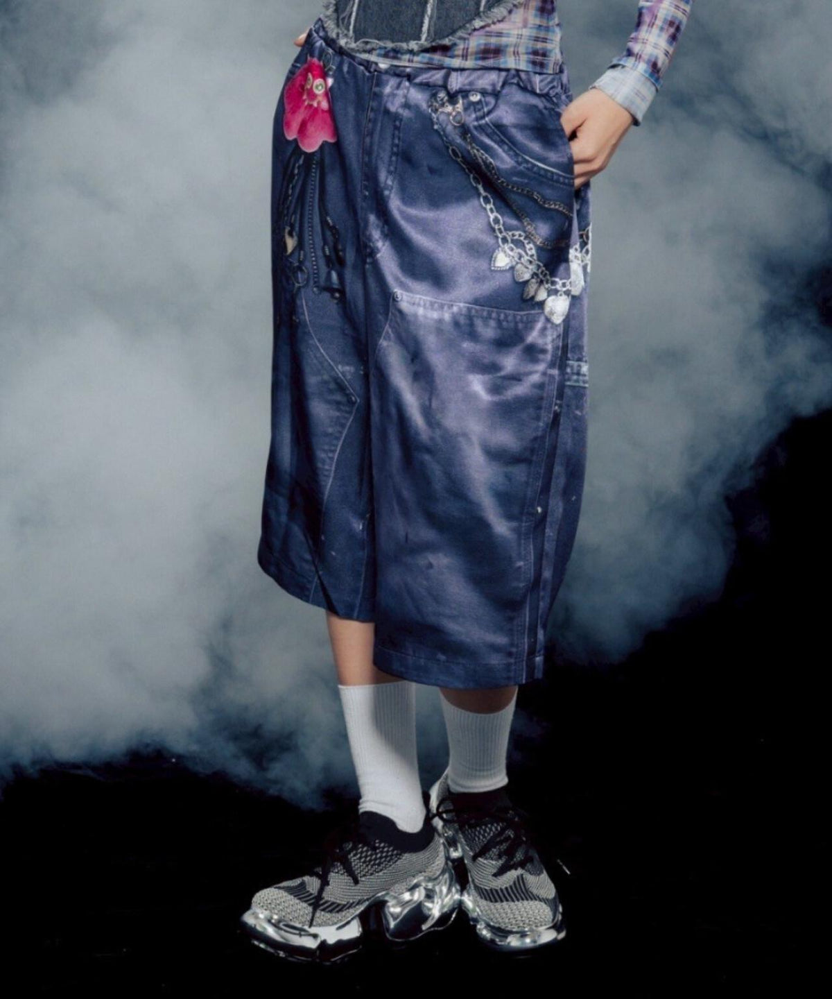 TALKING ABOUT THE ABSTRACTION/別注BAGGY SHORTS