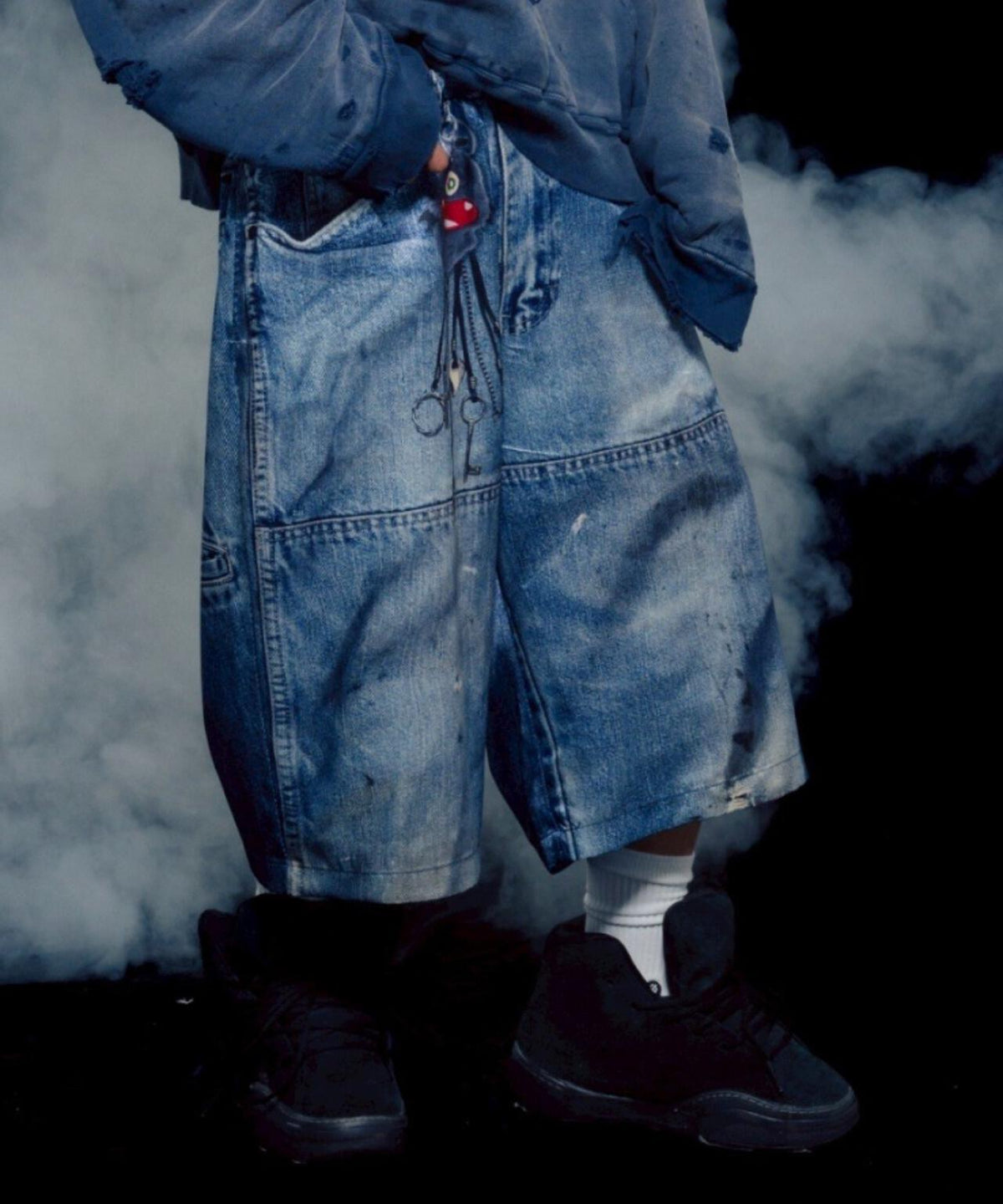 TALKING ABOUT THE ABSTRACTION/別注BAGGY SHORTS