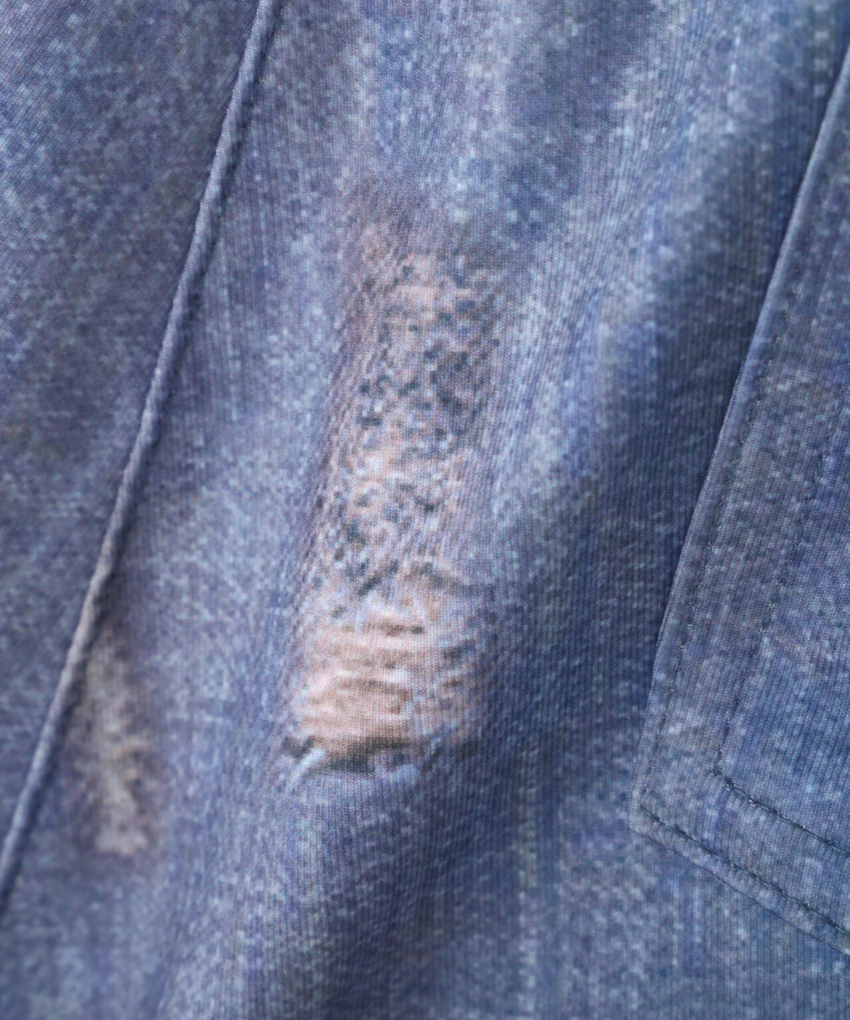 muta MARINE/ムータ マリン/別注DENIMプリントラッシュショーツ