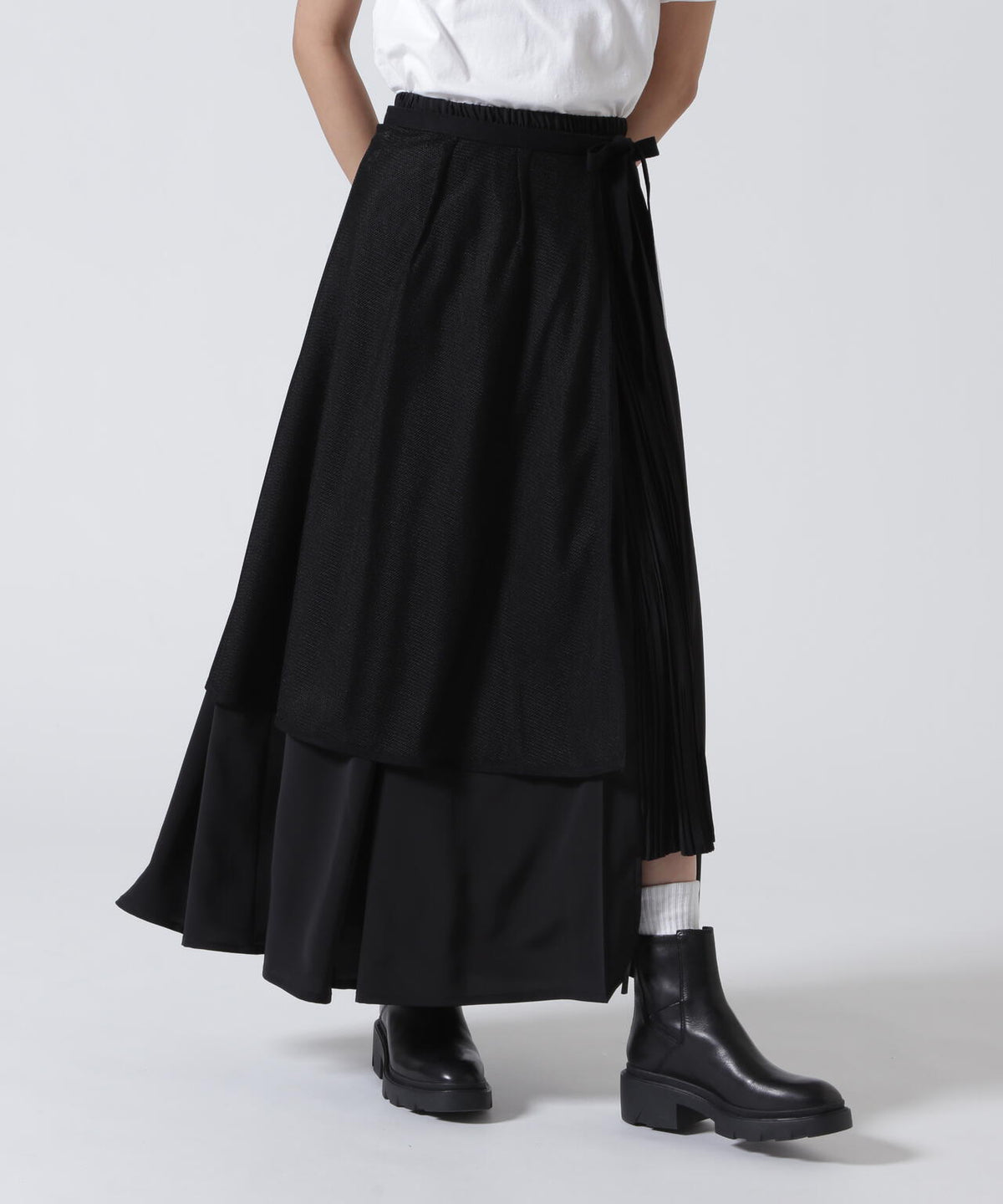 AULA AILA/アウラアイラ/LAYERED TULLE SET SKIRT