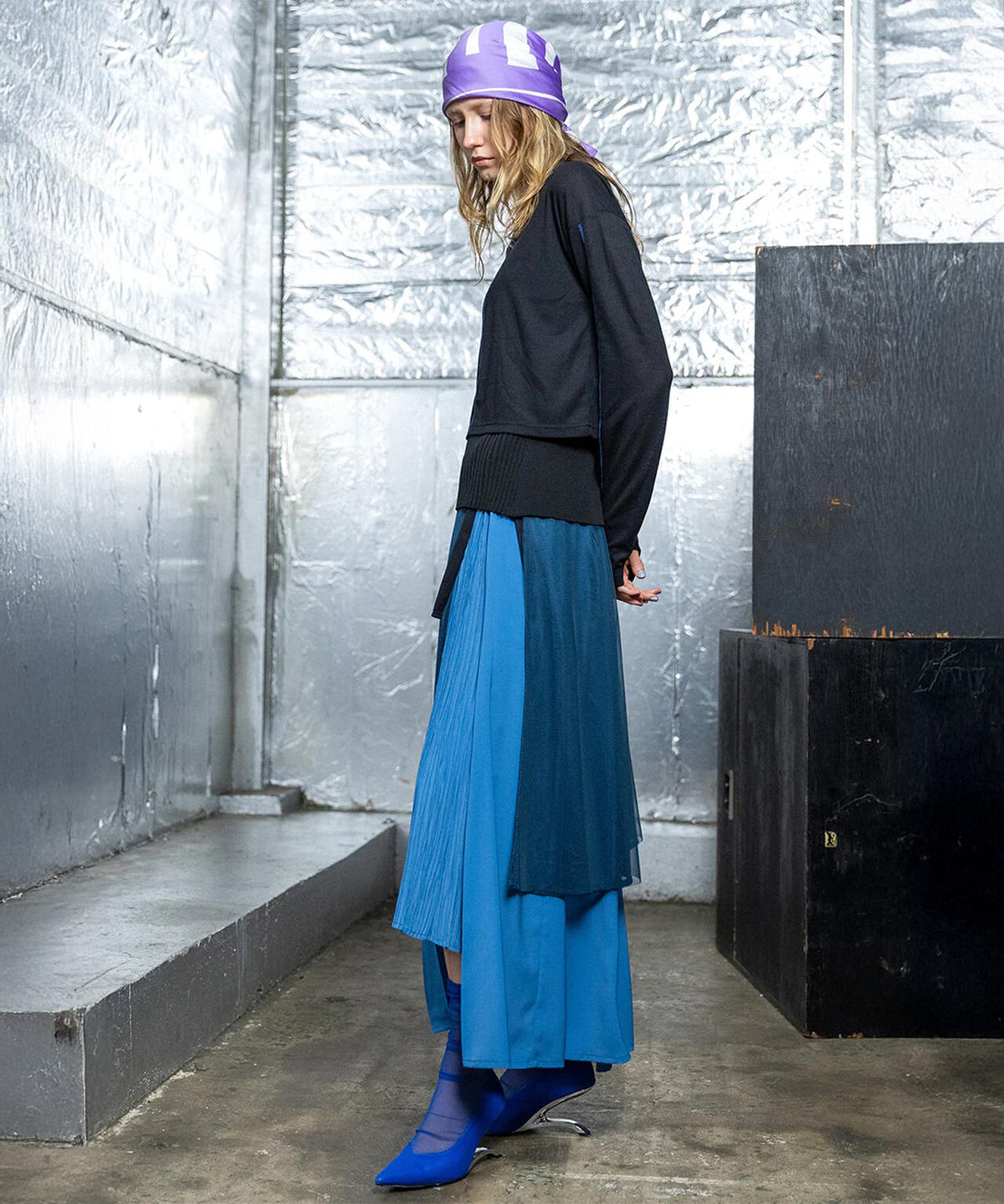 AULA AILA/アウラアイラ/LAYERED TULLE SET SKIRT