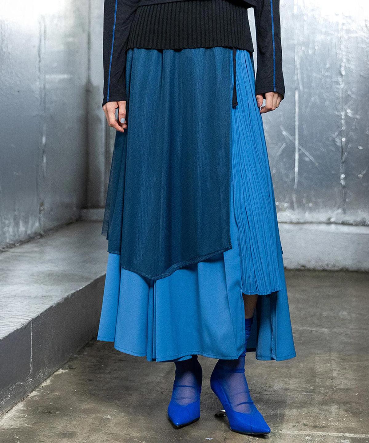 AULA AILA/アウラアイラ/LAYERED TULLE SET SKIRT