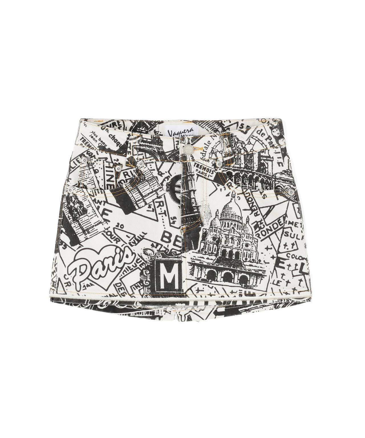 VAQUERA×MOUSSY/ヴァケラ×マウジー/VQ PARIS SYNDROME SKIRT