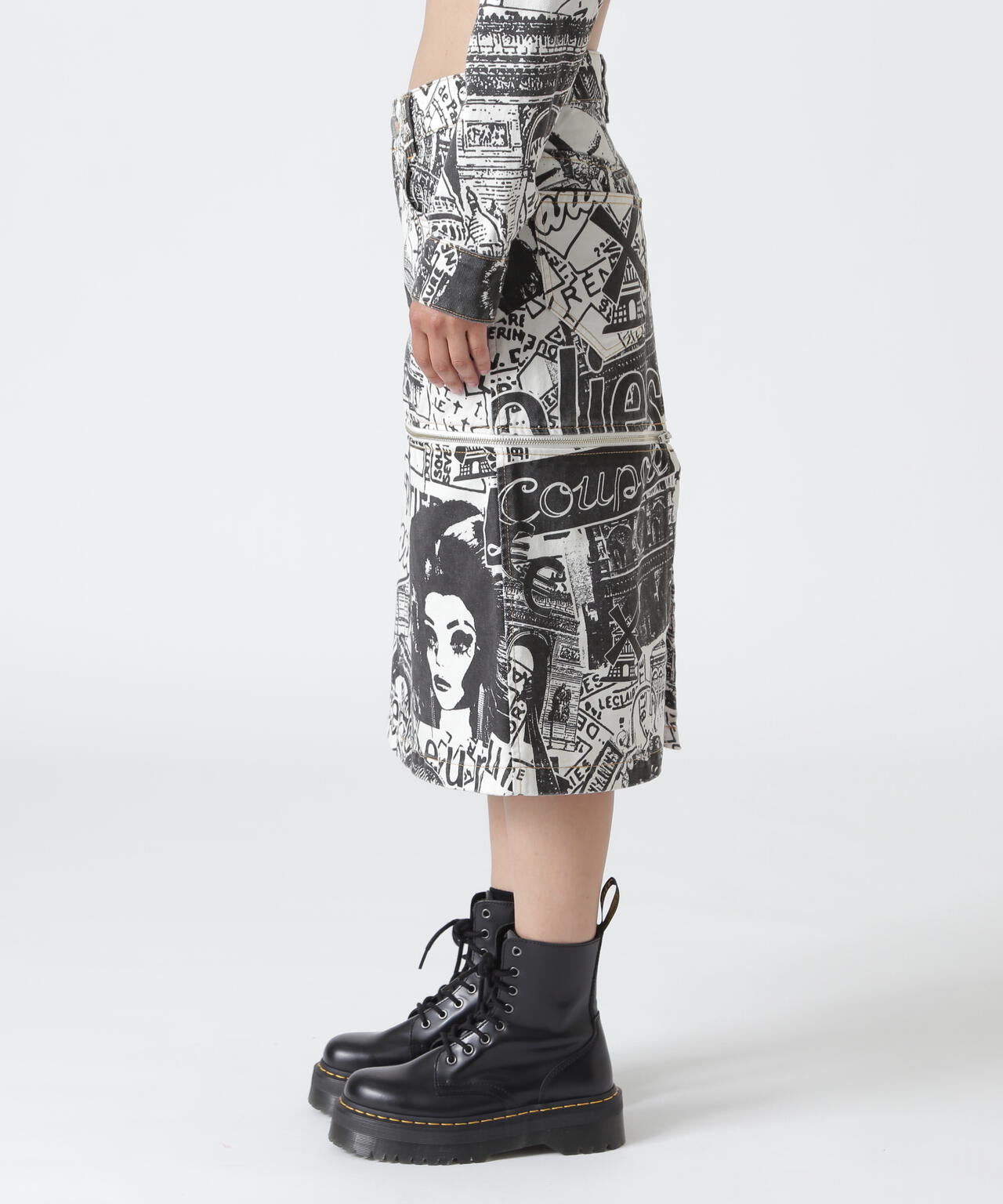 VAQUERA×MOUSSY/ヴァケラ×マウジー/VQ PARIS SYNDROME SKIRT