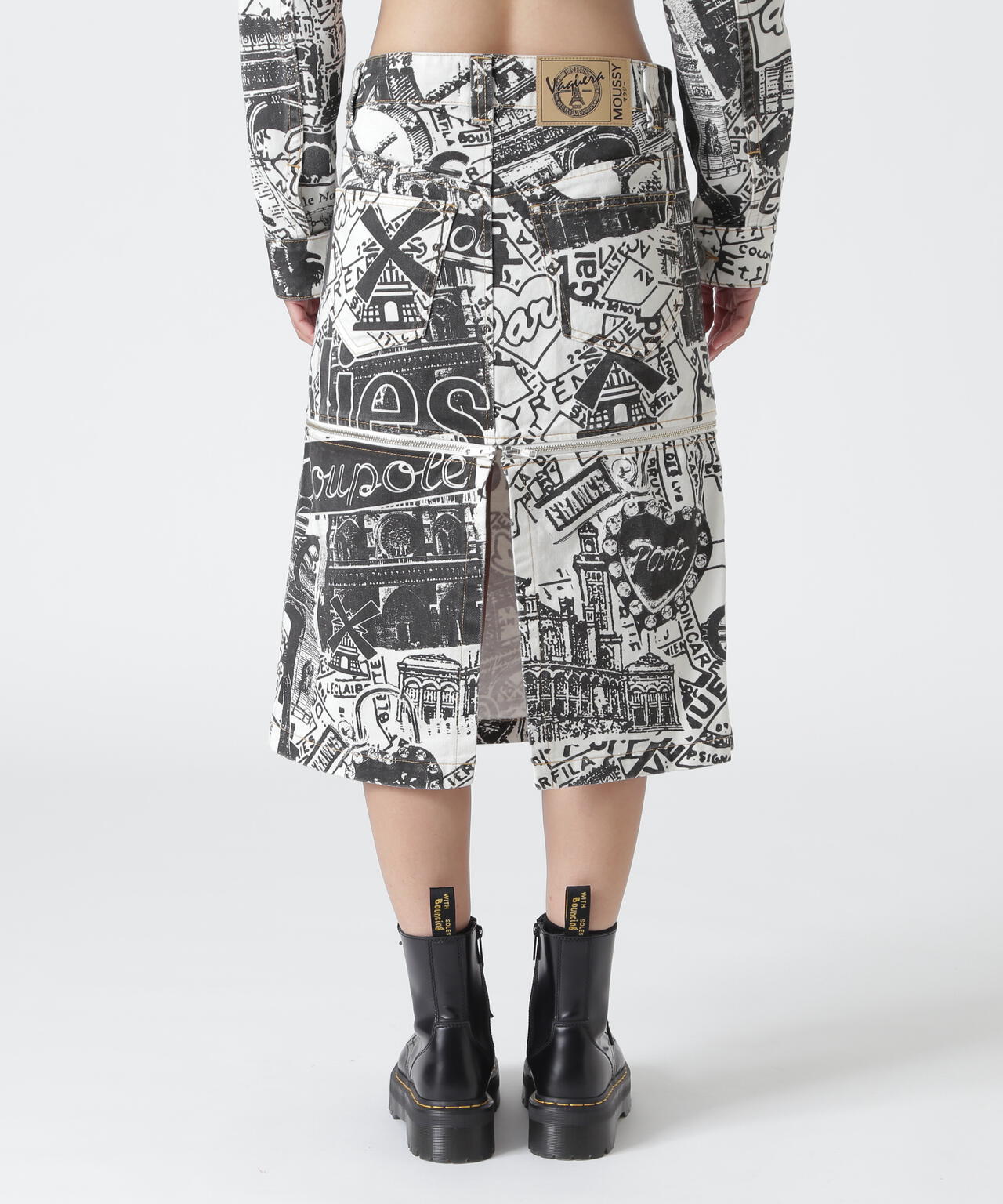 VAQUERA×MOUSSY/ヴァケラ×マウジー/VQ PARIS SYNDROME SKIRT