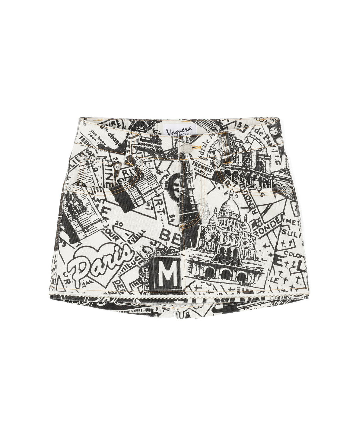 VAQUERA×MOUSSY/ヴァケラ×マウジー/VQ PARIS SYNDROME SKIRT