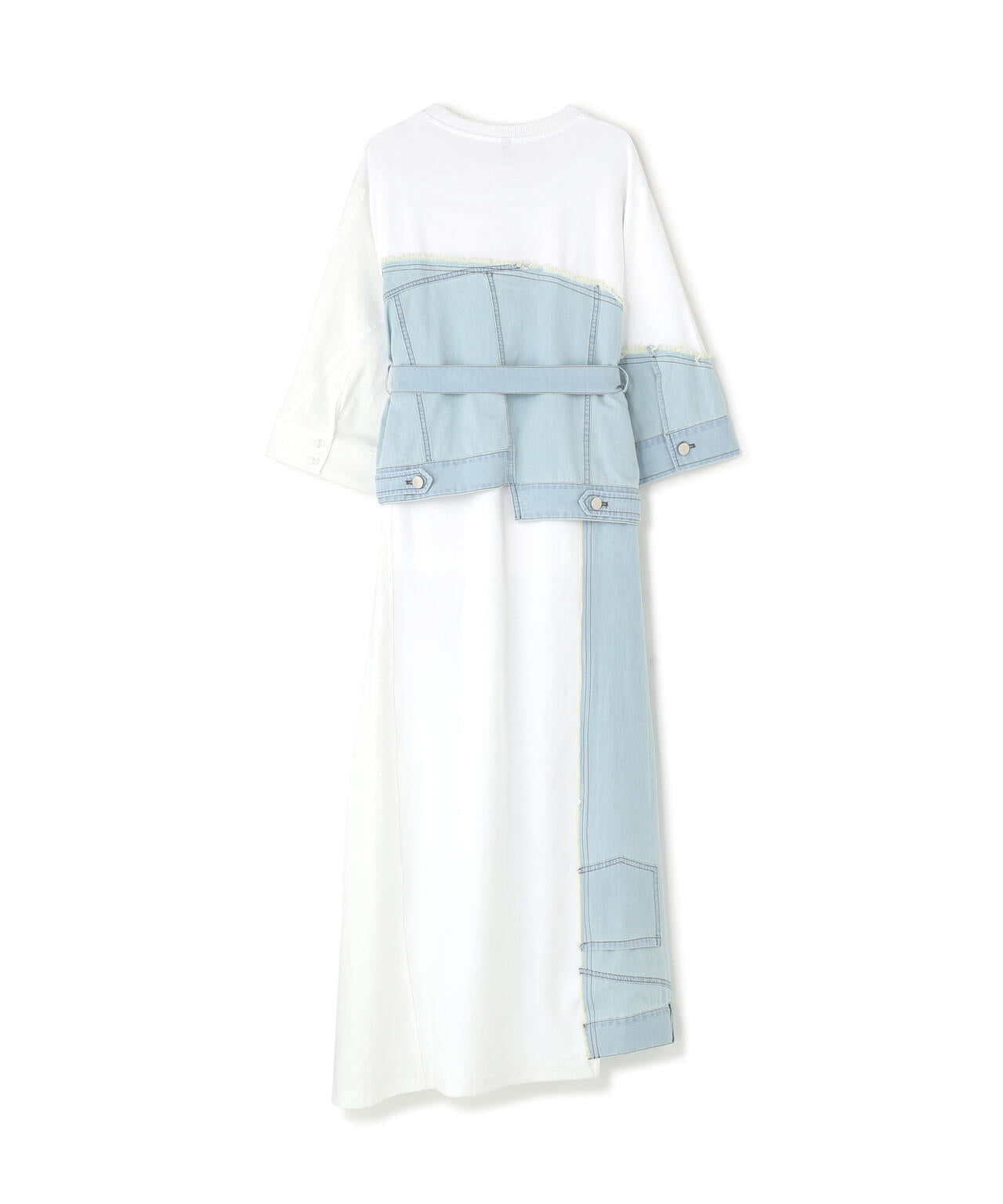 AULA AILA/アウラアイラ/DENIM COMBINATION ONE PIECE