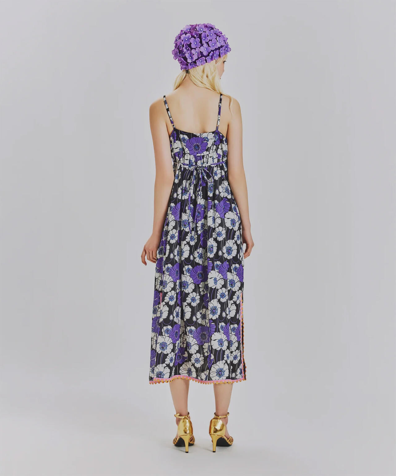 anna sui nyc/アナ スイ エヌワイシー/サマーレトロフラワーキャミドレス