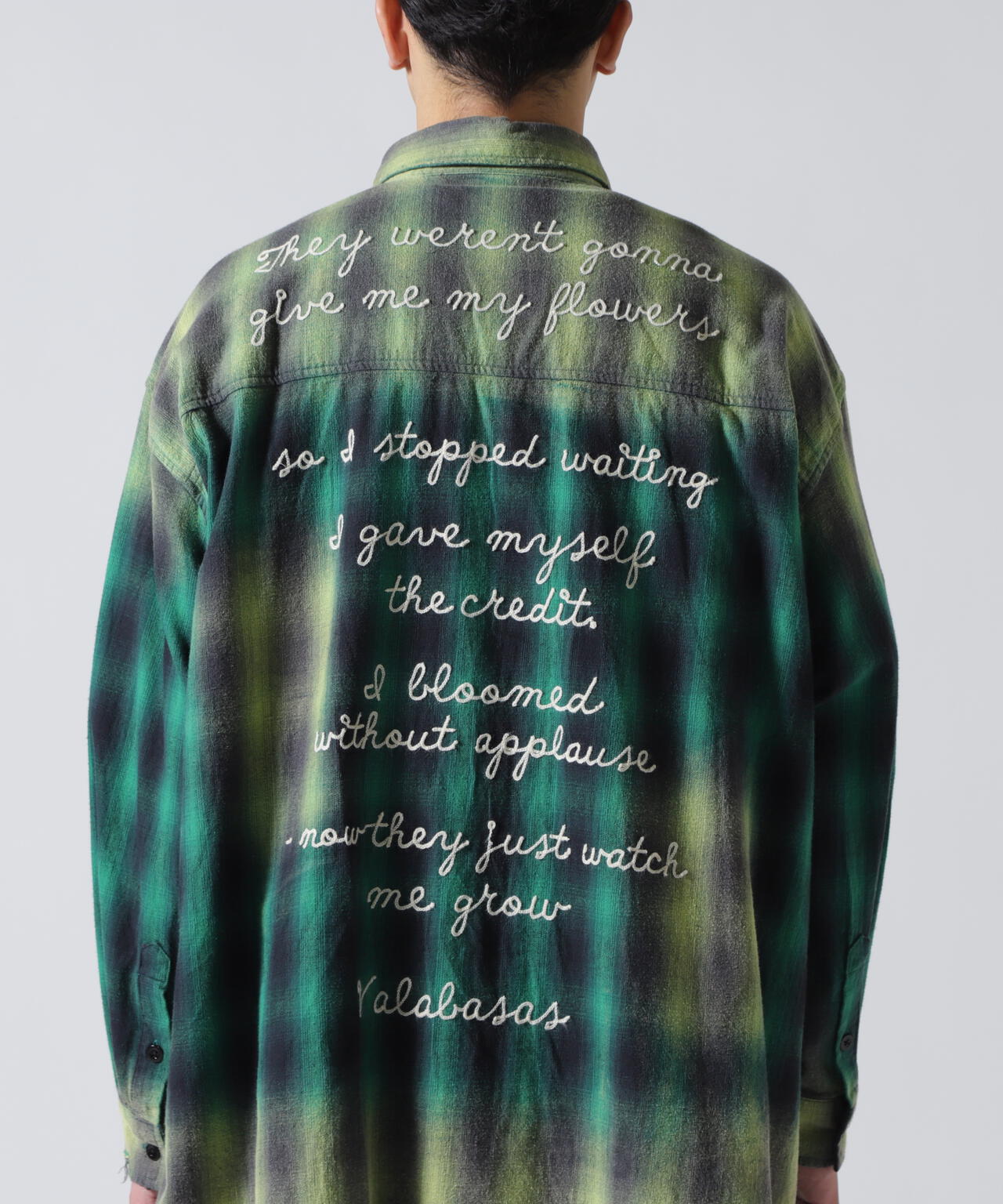 Valabasas /バラバサス/GREEN CHECH SHIRT