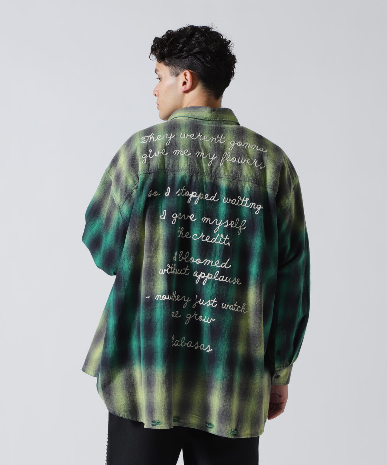 Valabasas /バラバサス/GREEN CHECH SHIRT