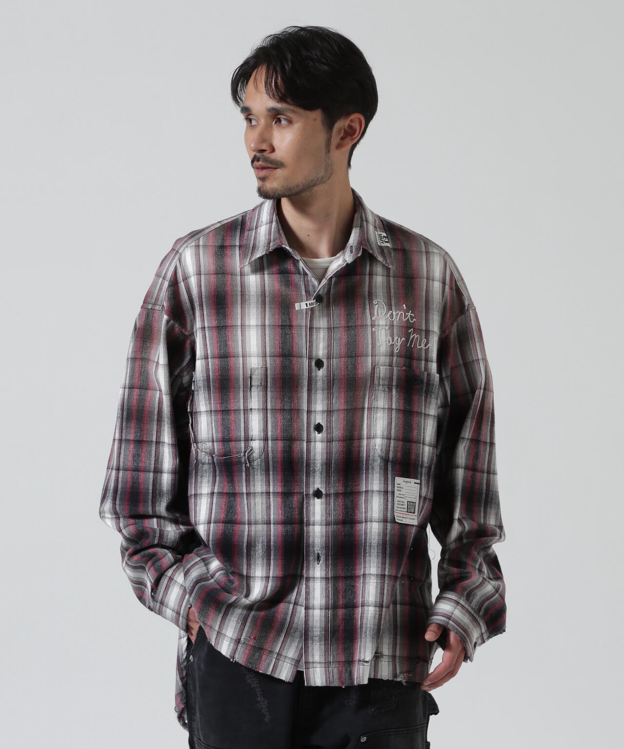 Maison MIHARAYASUHIRO/メゾン ミハラヤスヒロ/VINTAGE LIKE CHECK L/S SHIRT