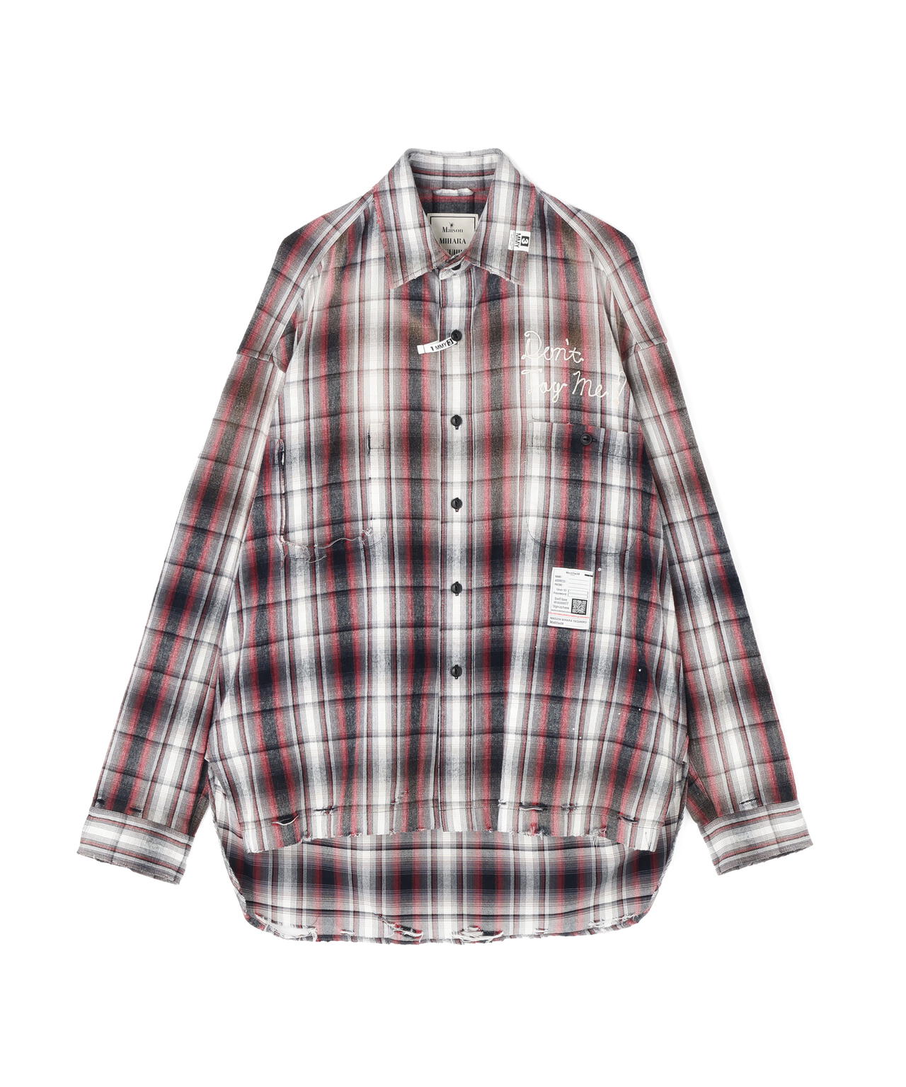 Maison MIHARAYASUHIRO/メゾン ミハラヤスヒロ/VINTAGE LIKE CHECK L/S SHIRT