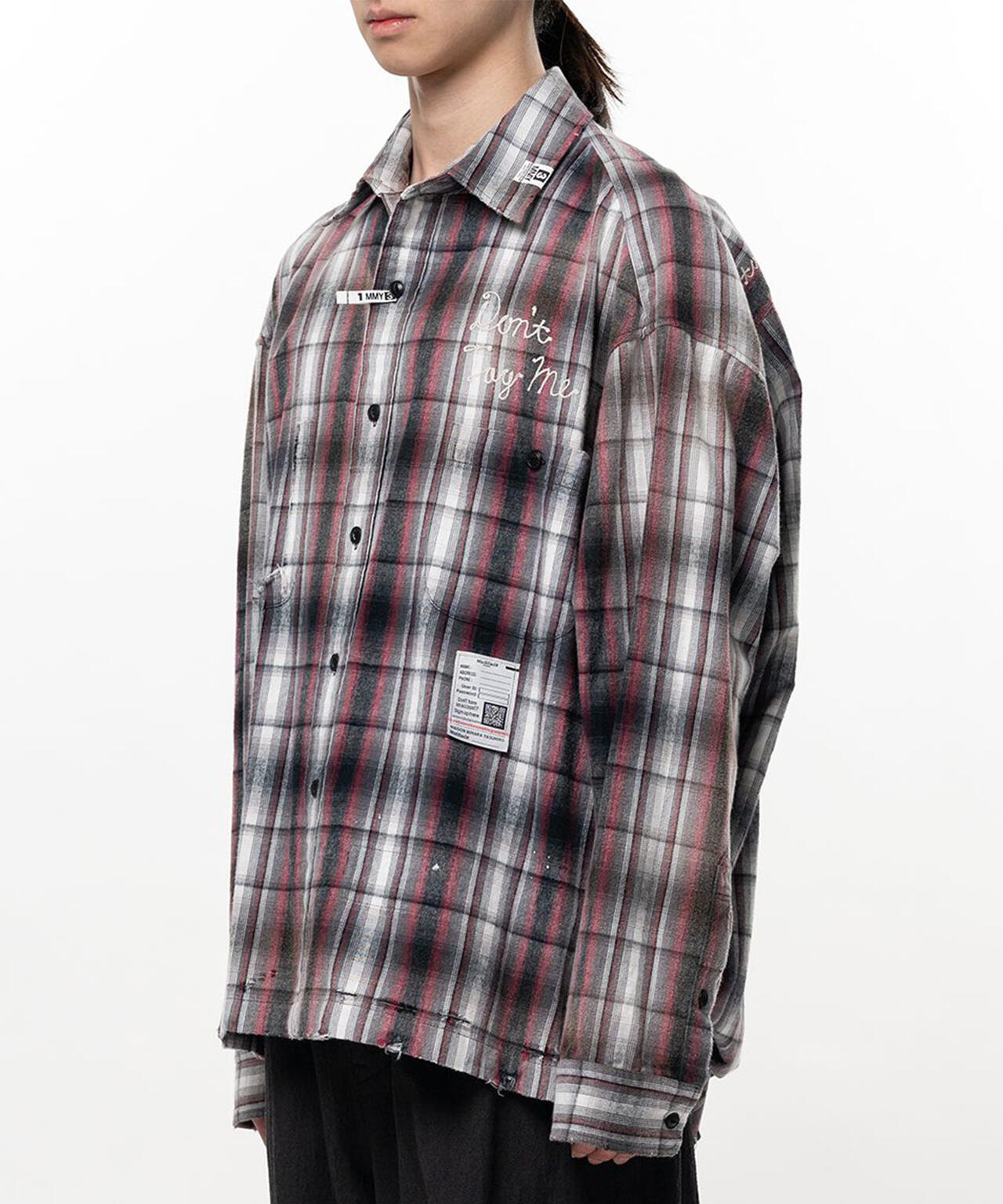 Maison MIHARAYASUHIRO/メゾン ミハラヤスヒロ/VINTAGE LIKE CHECK L/S SHIRT