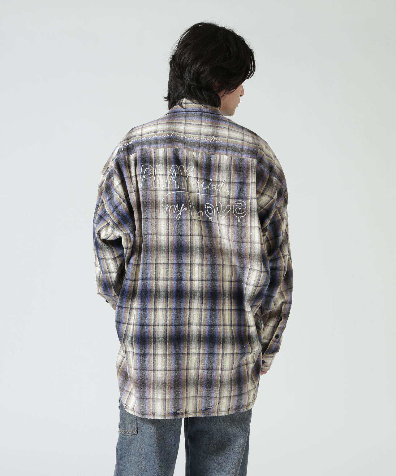 Maison MIHARAYASUHIRO/メゾン ミハラヤスヒロ/VINTAGE LIKE CHECK L/S SHIRT