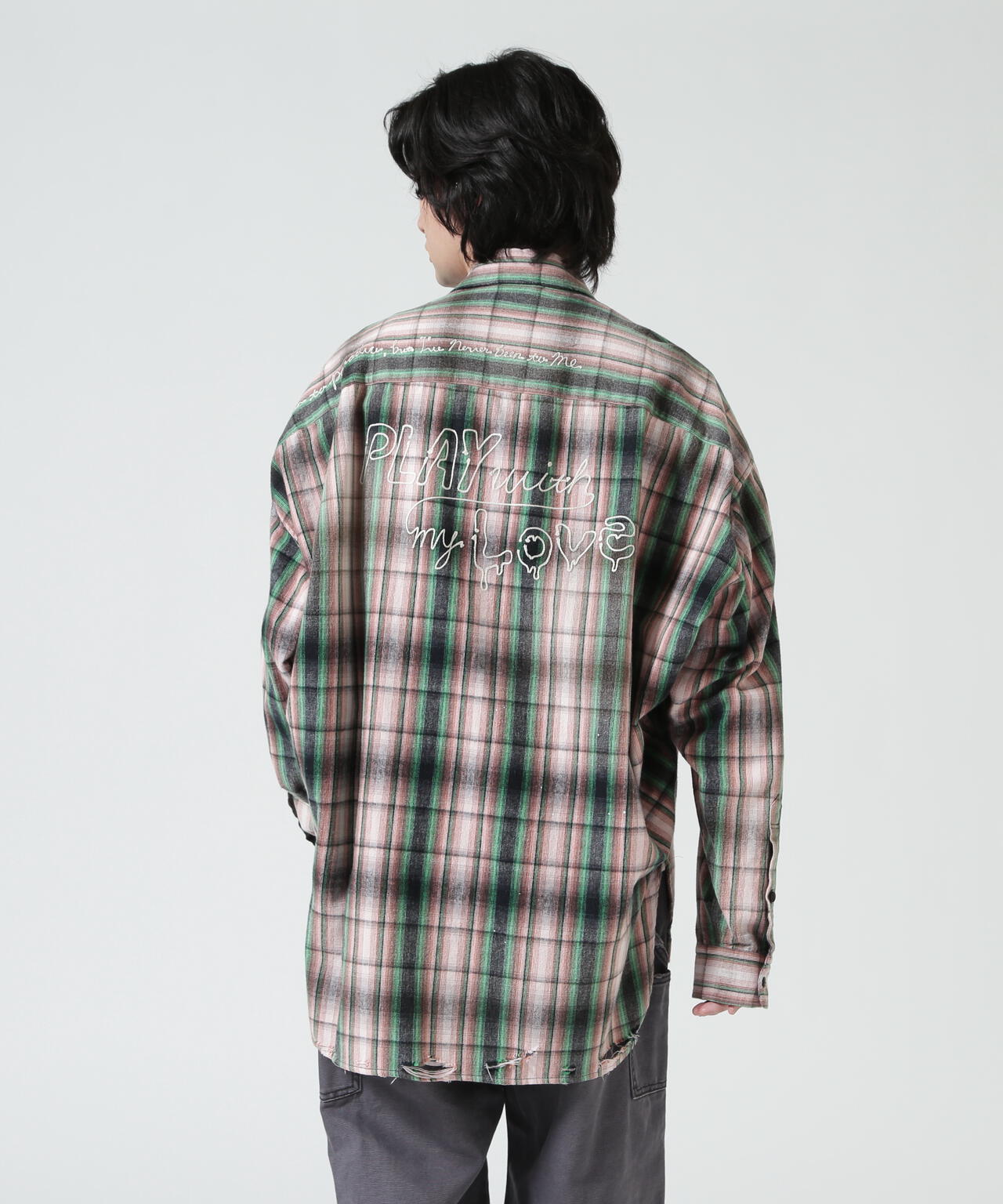 Maison MIHARAYASUHIRO/メゾン ミハラヤスヒロ/VINTAGE LIKE CHECK L/S SHIRT