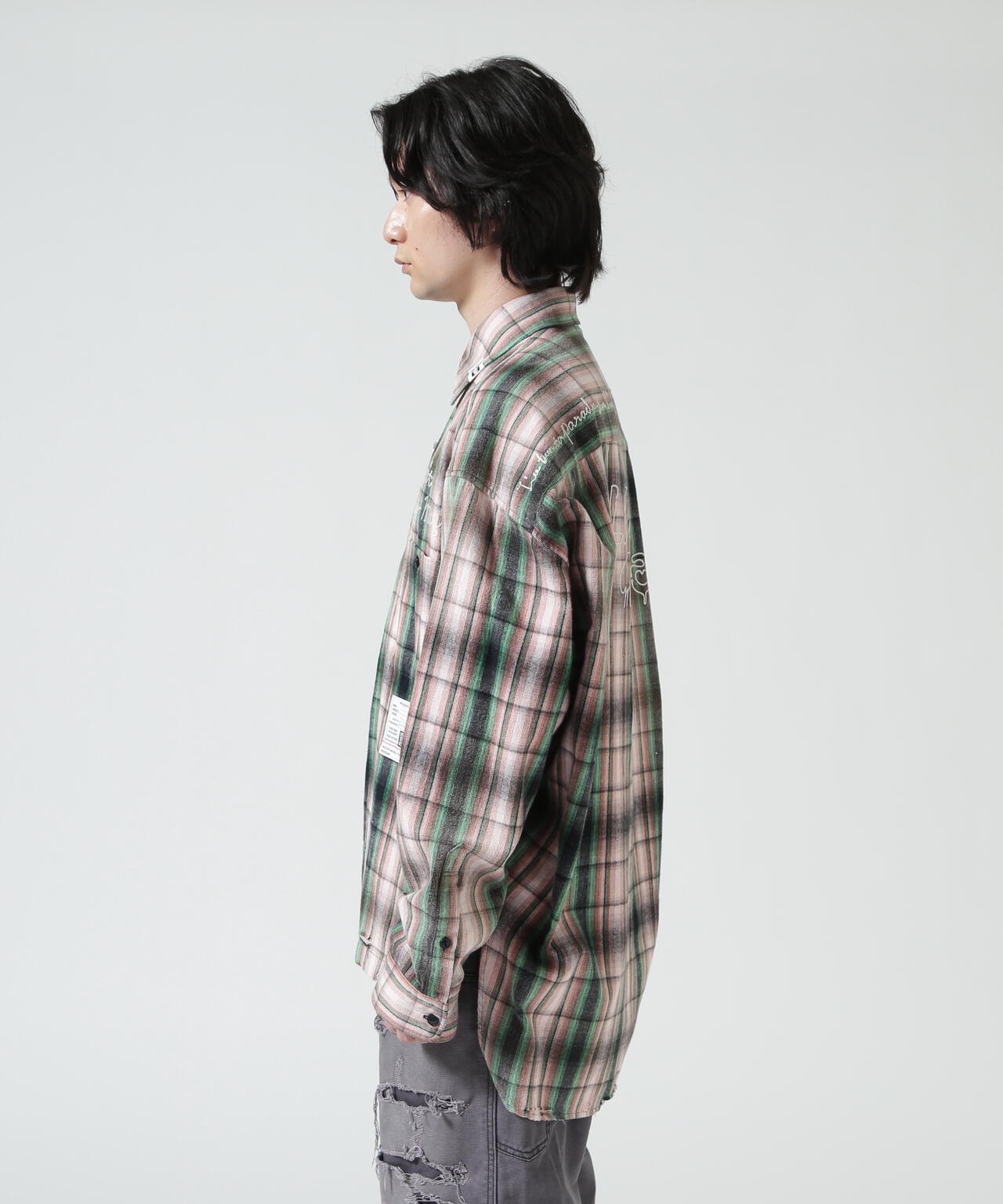Maison MIHARAYASUHIRO/メゾン ミハラヤスヒロ/VINTAGE LIKE CHECK L/S SHIRT