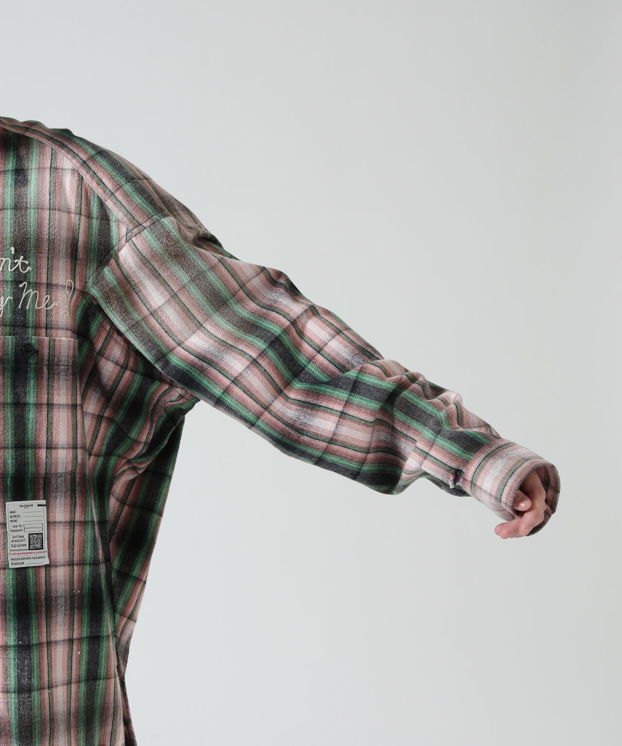 Maison MIHARAYASUHIRO/メゾン ミハラヤスヒロ/VINTAGE LIKE CHECK L/S SHIRT