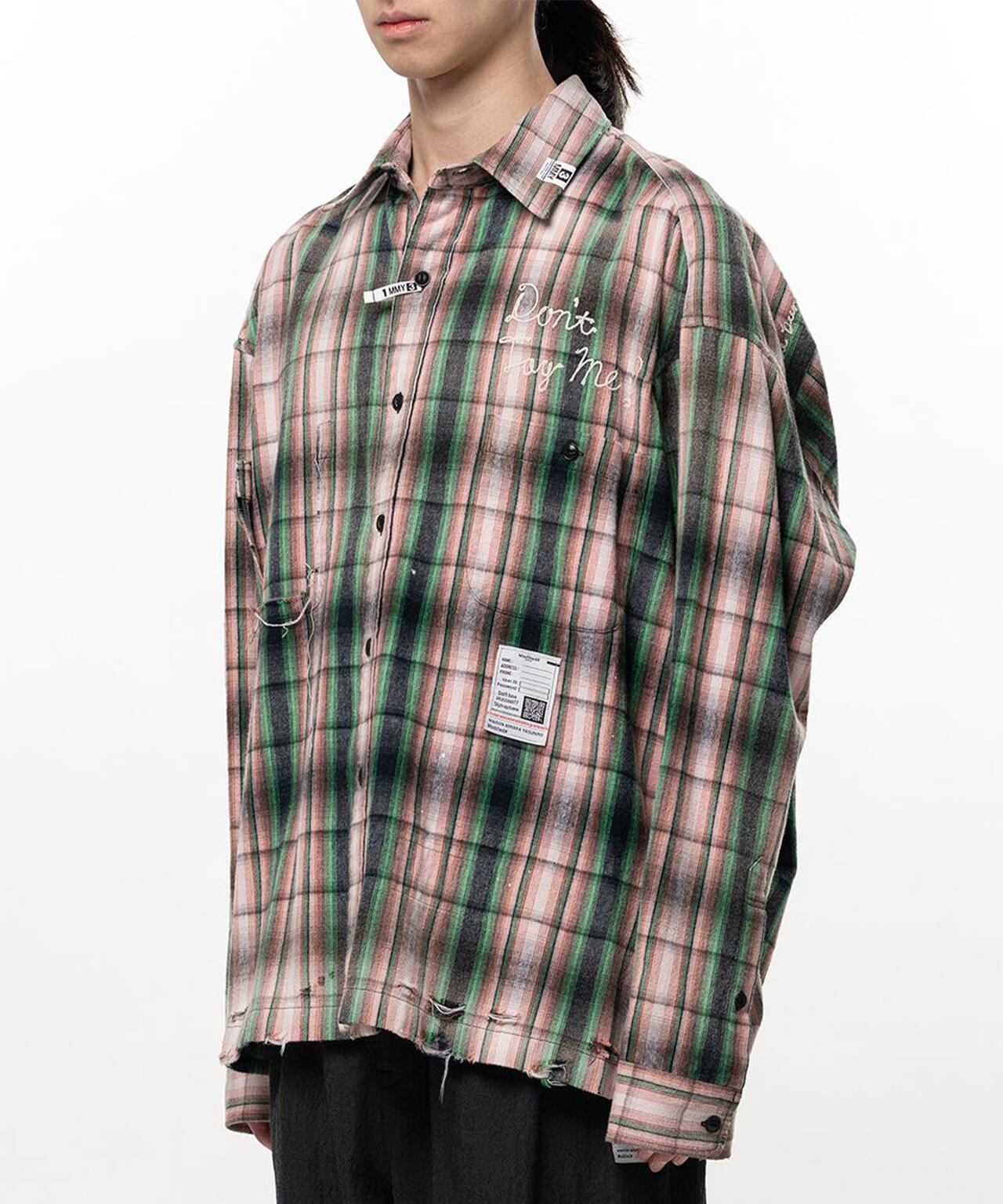 Maison MIHARAYASUHIRO/メゾン ミハラヤスヒロ/VINTAGE LIKE CHECK L/S SHIRT