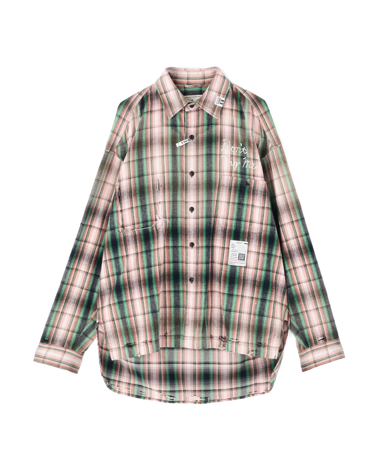 Maison MIHARAYASUHIRO/メゾン ミハラヤスヒロ/VINTAGE LIKE CHECK L/S SHIRT