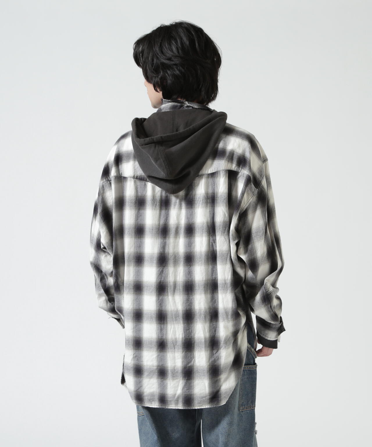 Maison MIHARAYASUHIRO/メゾン ミハラヤスヒロ/SWEAT HOODIE L/S SHIRTS