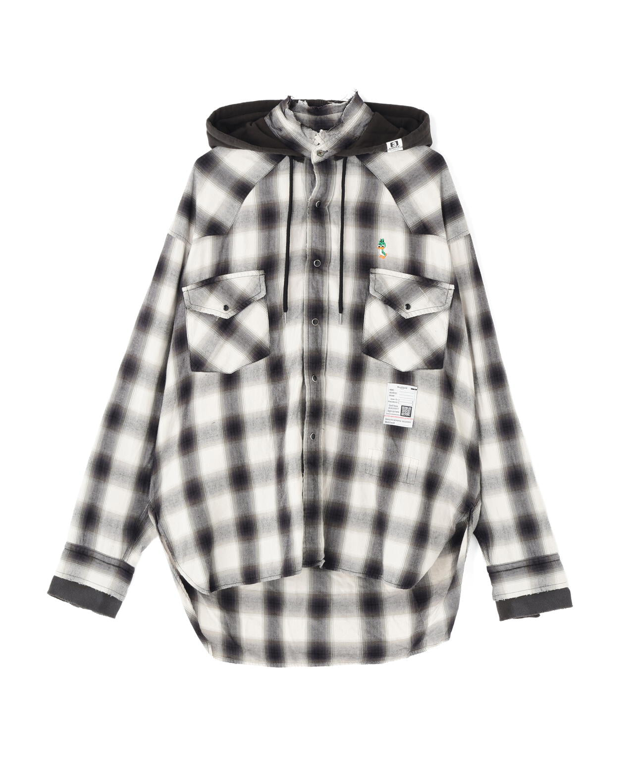 Maison MIHARAYASUHIRO/メゾン ミハラヤスヒロ/SWEAT HOODIE L/S SHIRTS