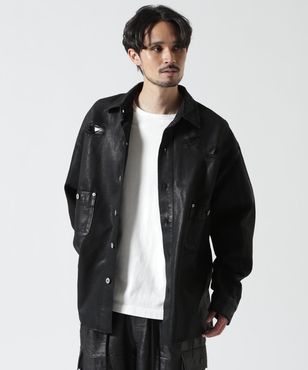 FR(13)NDS/フレンズ/COATING BONE SHIRTS